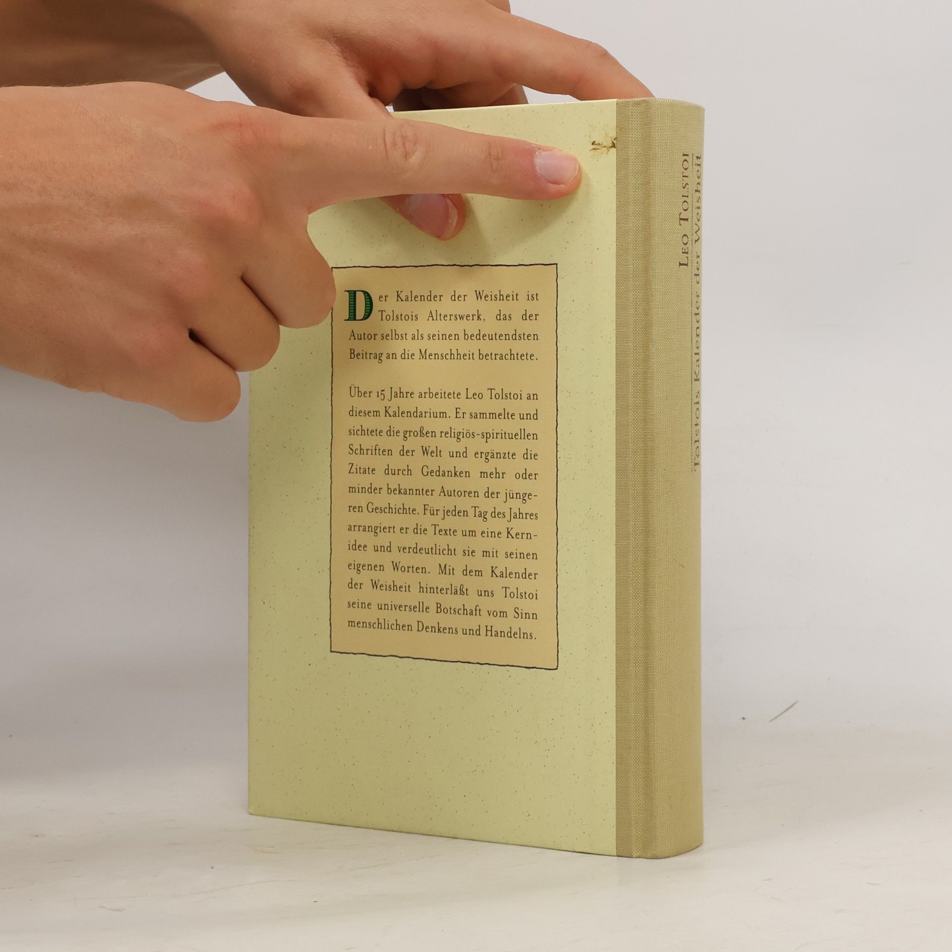 Lew Nikolajewitsch Tolstoi Tolstois Kalender der Weisheit