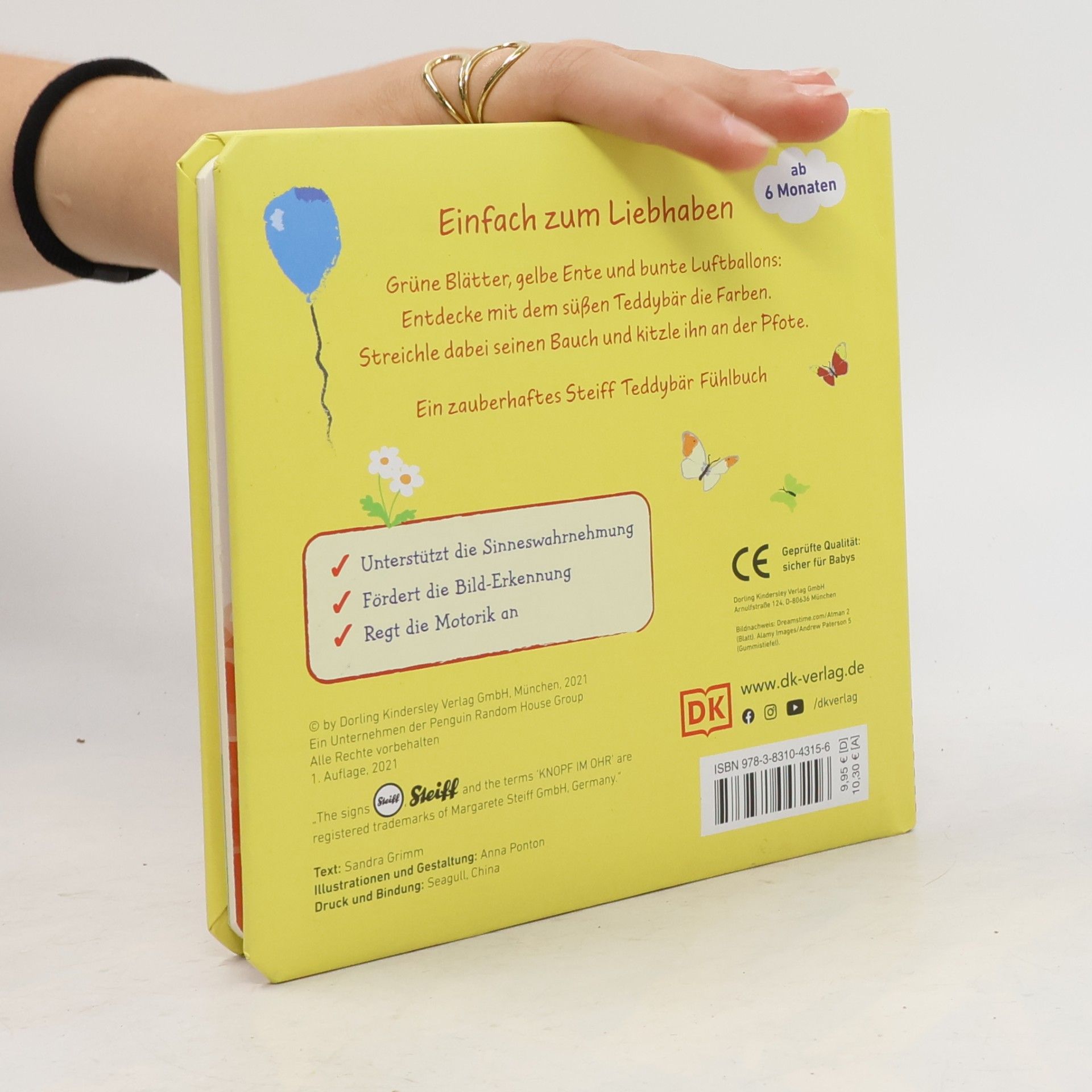 Sandra Grimm Mein liebstes Kuscheltierbuch. Entdecke die Farben