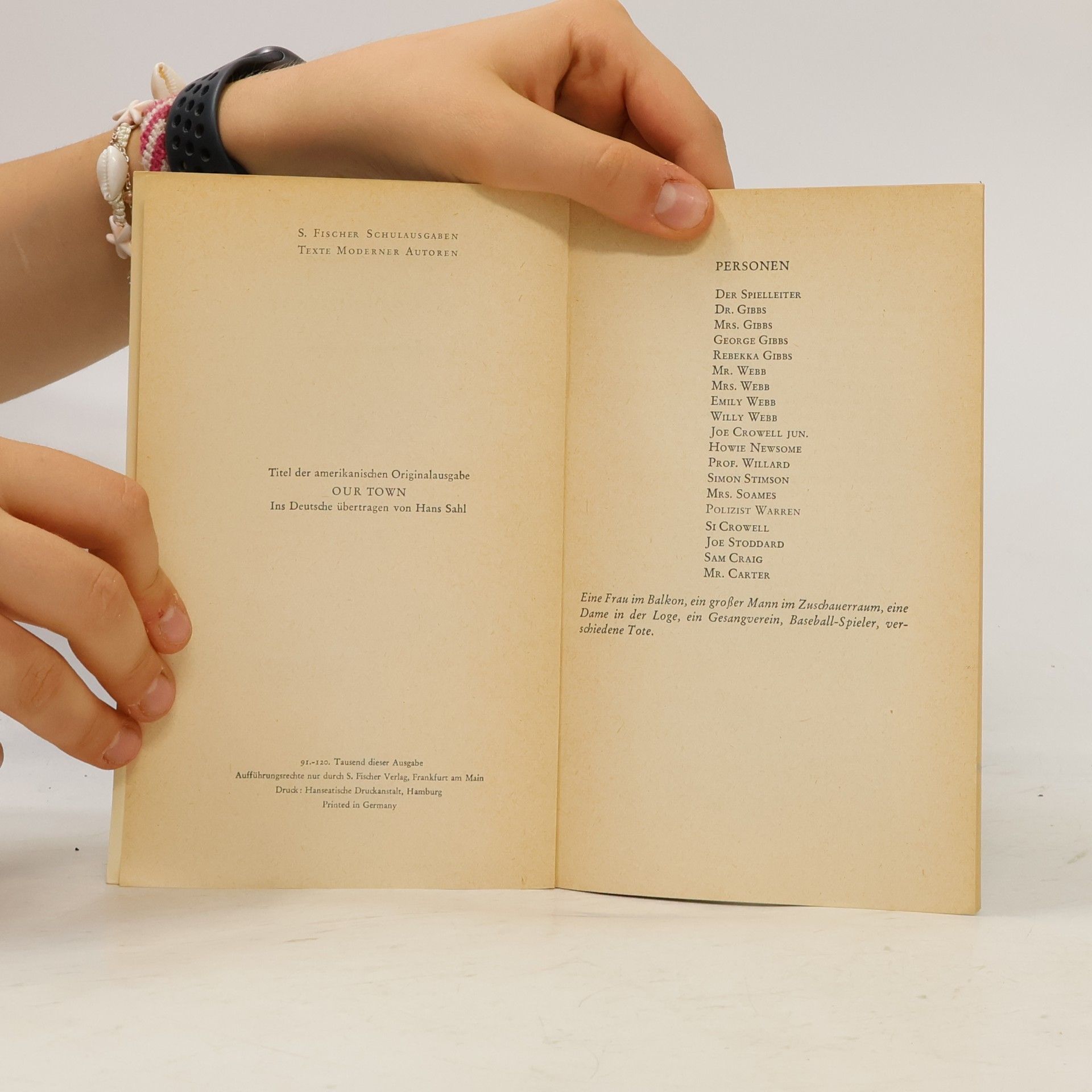 Thornton Wilder Unsere kleine Stadt
