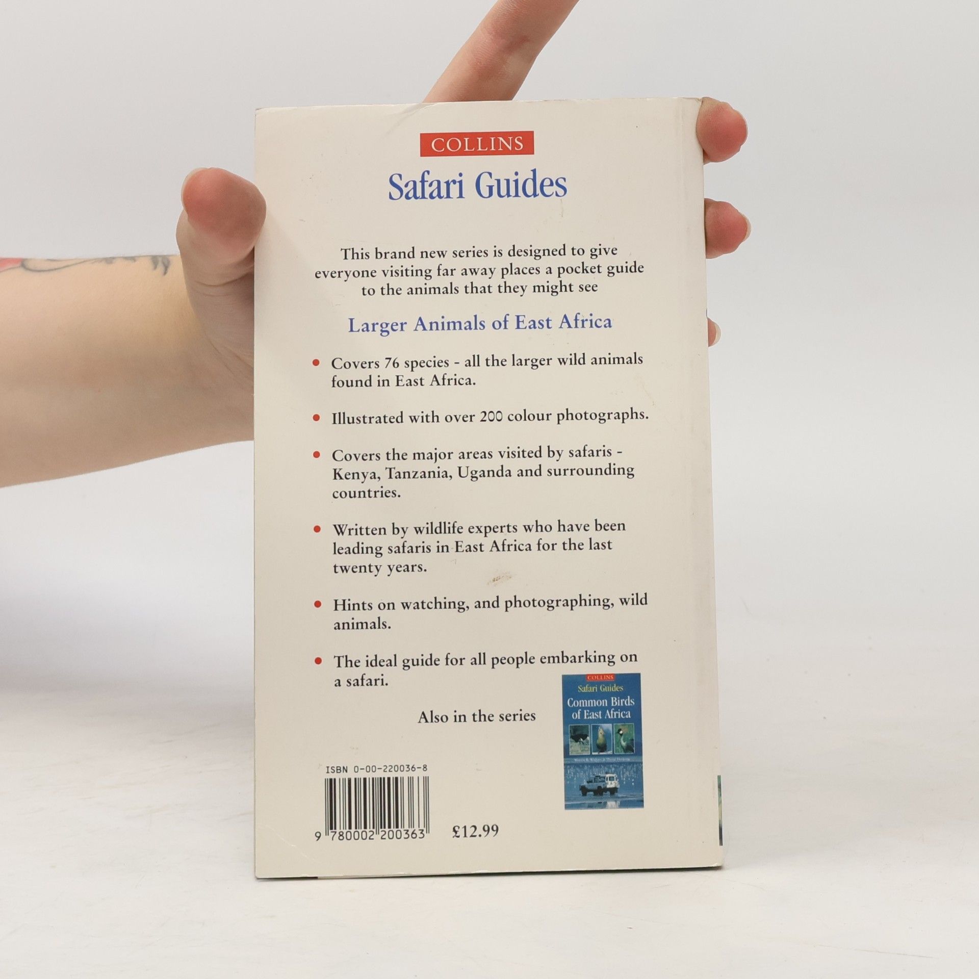 David Hosking Collins Safari Guides: Larger Animals of East Africa