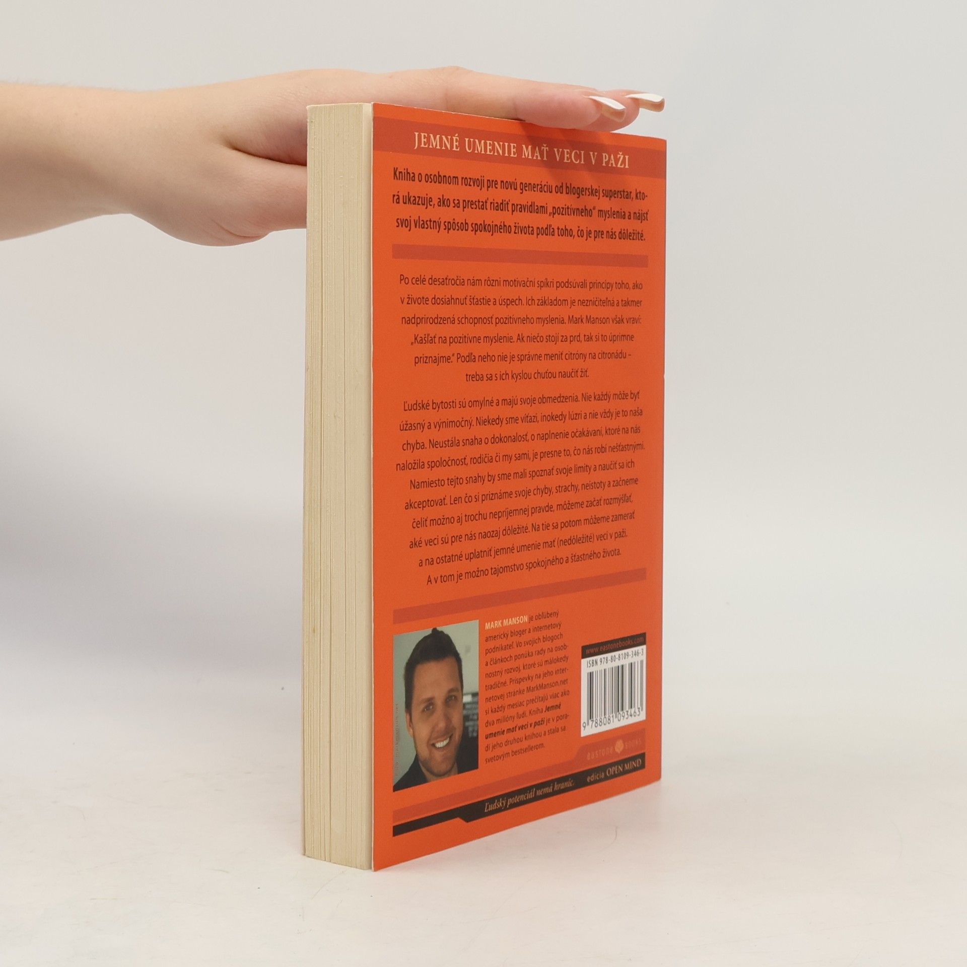 Mark Manson Jemné umenie mať veci v p**i