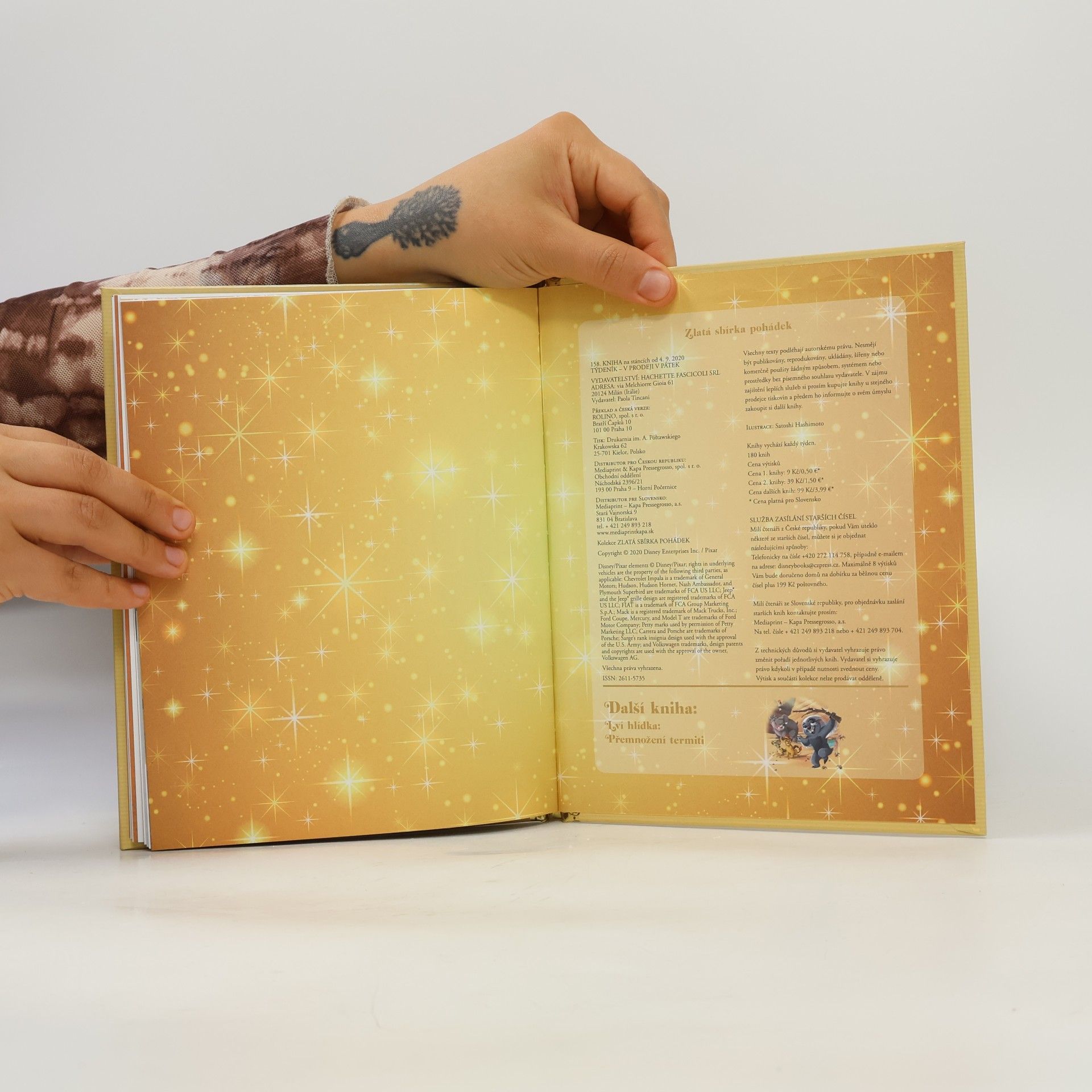 Walt Disney Zlatá sbírka pohádek 158. Auta. Burákova abeceda pozpátku