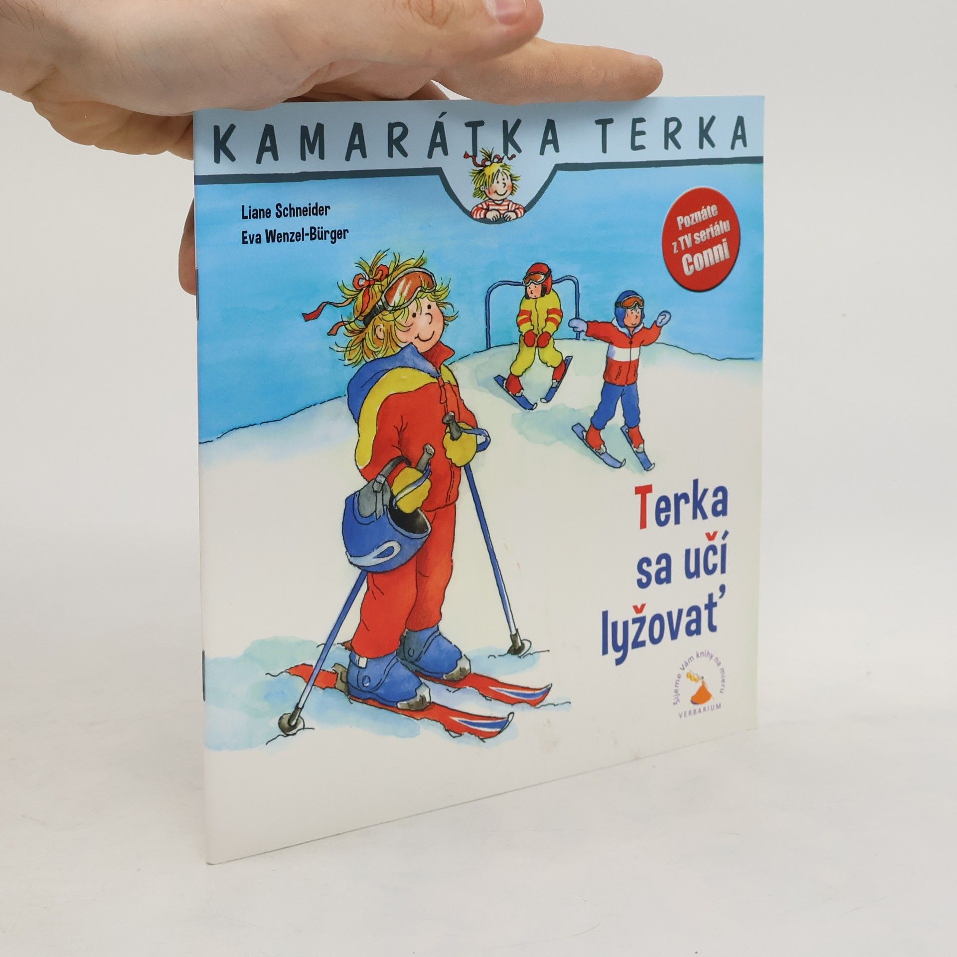 Liane Schneider Terka sa učí lyžovat'
