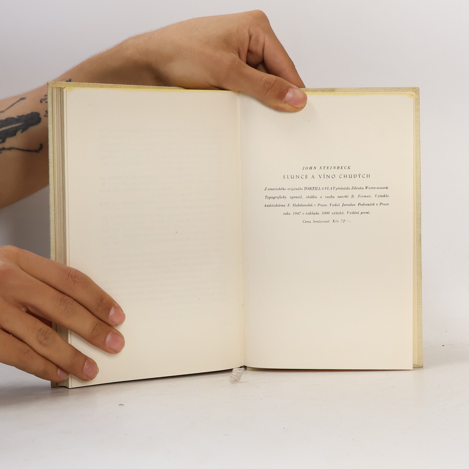 John Steinbeck Slunce a víno chudých