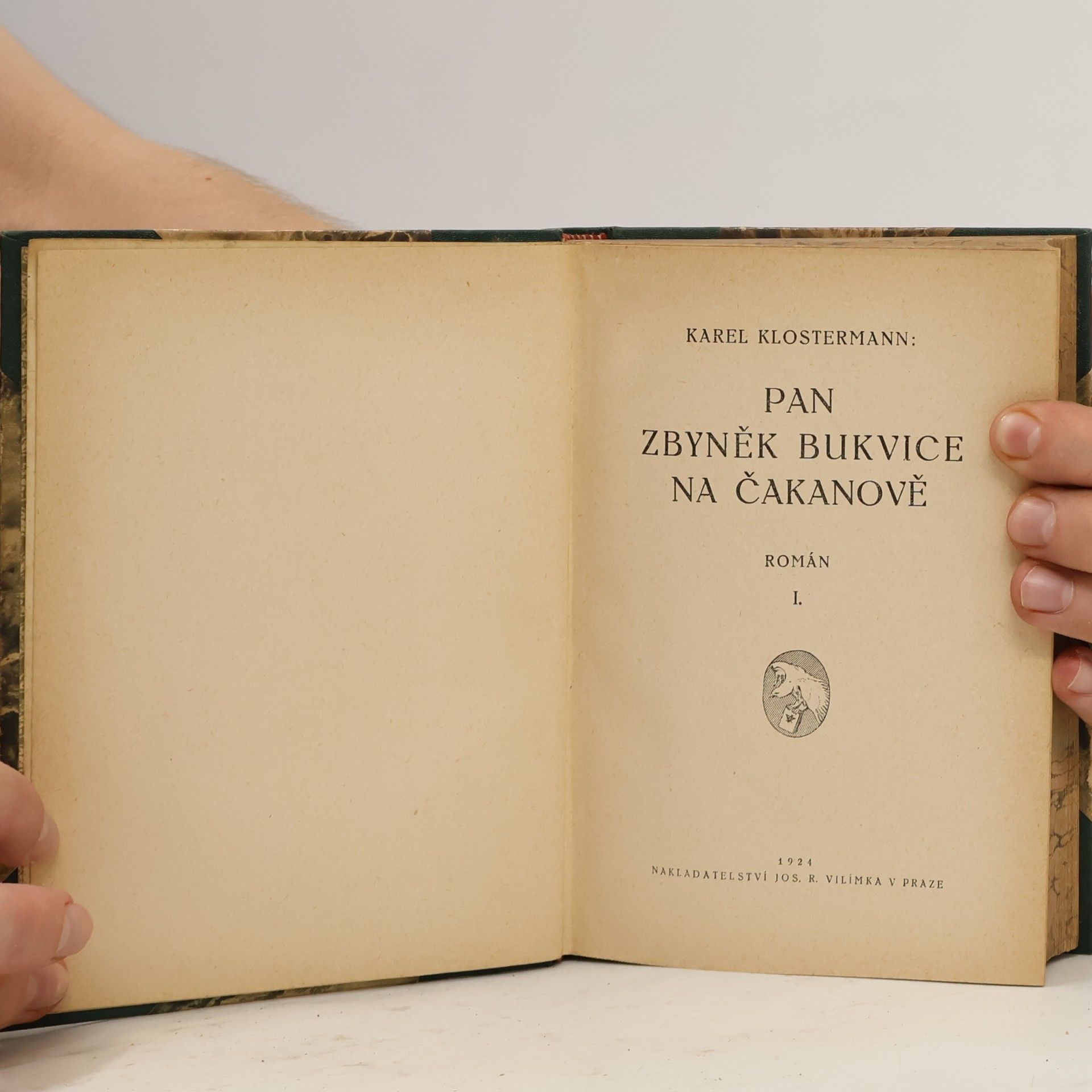 Karel Klostermann Pan Zbyněk Bukvice na Čakanově I.