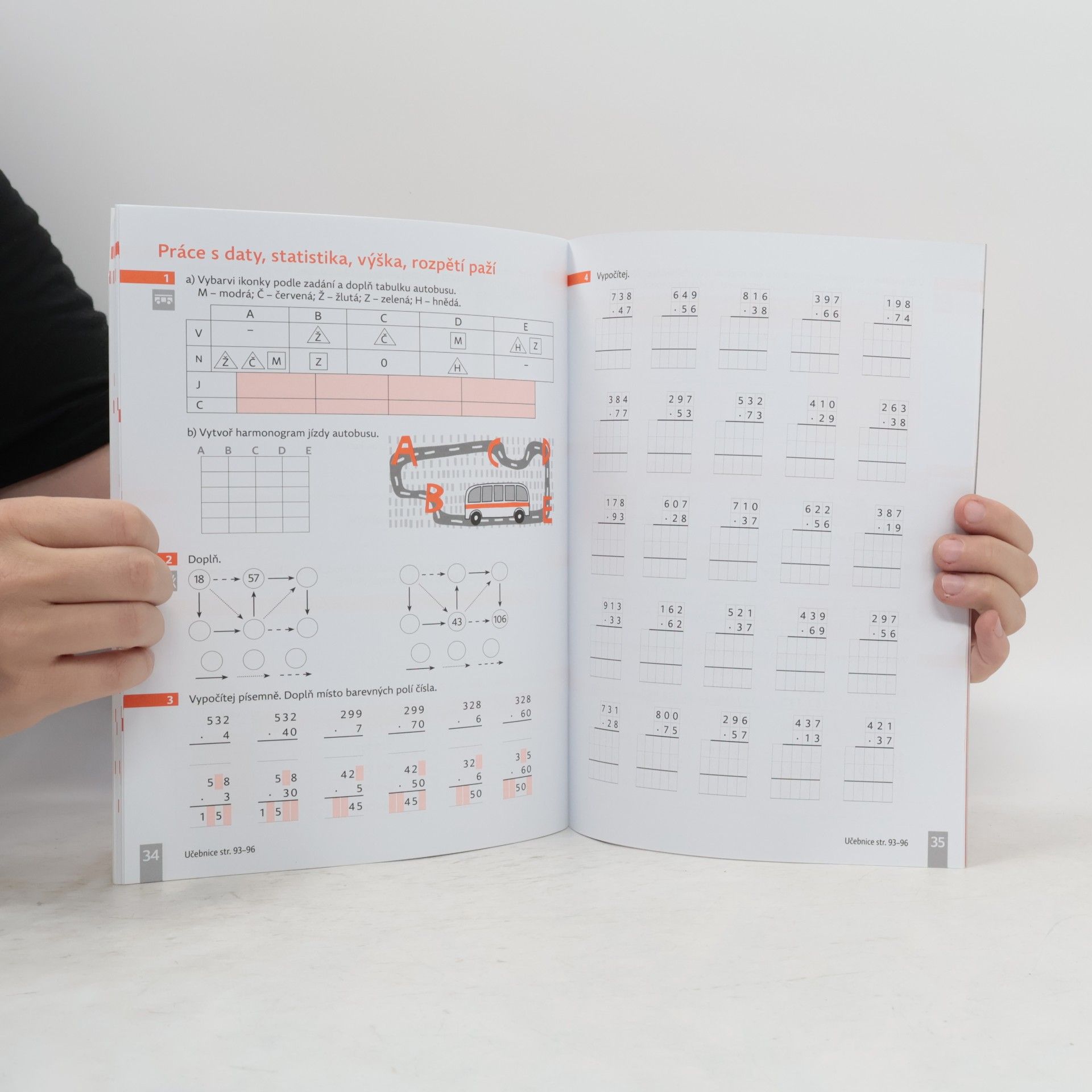 Milan Hejný Matematika 4 : pro 4. ročník základní školy. 2, Pracovní sešit