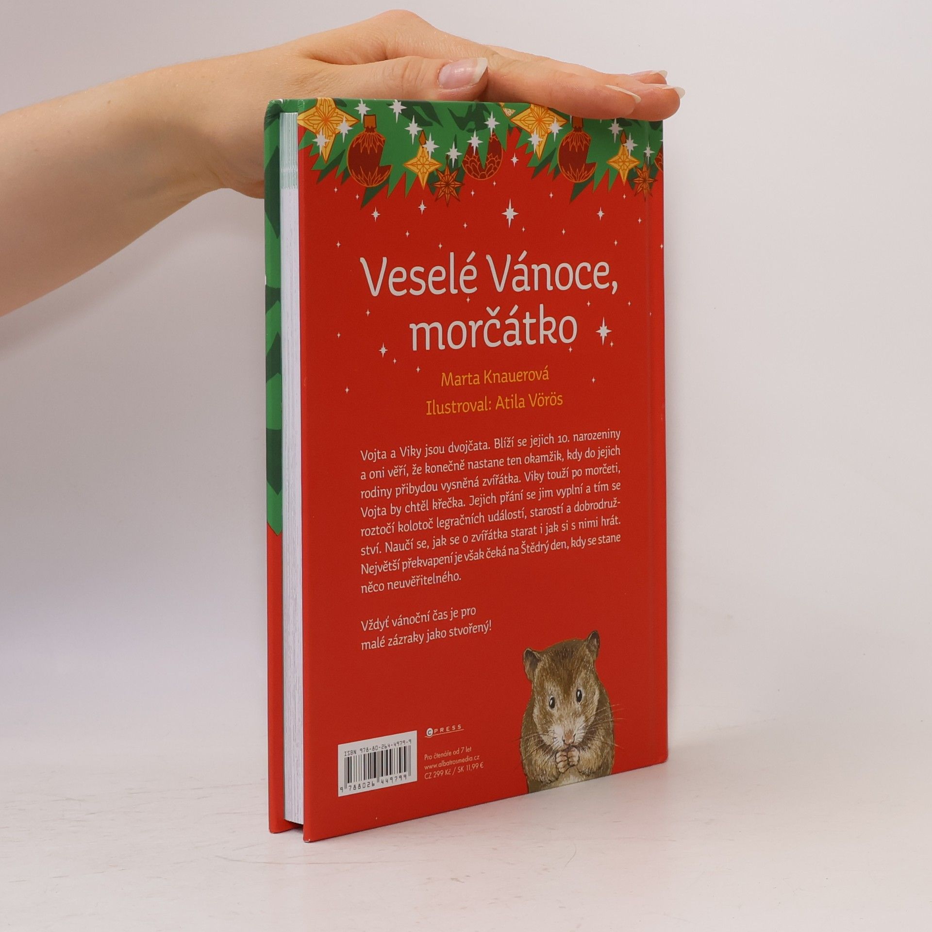 Marta Knauerová Veselé Vánoce, morčátko