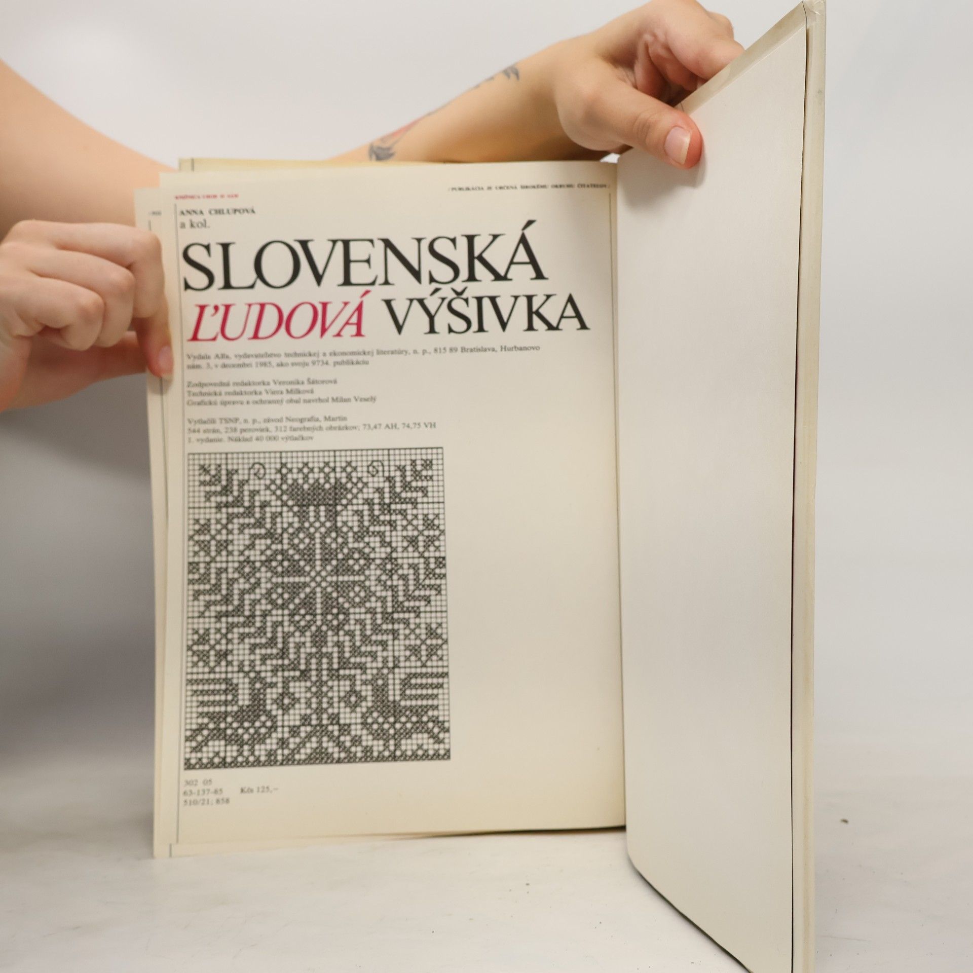 Anna Chlupová Slovenská ľudová výšivka