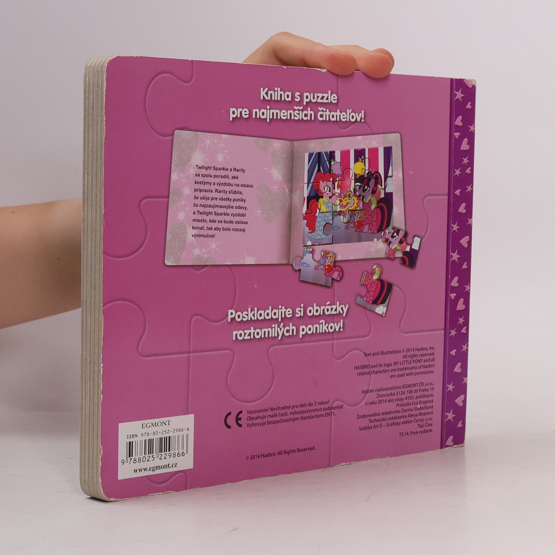 EGMONT s.r.o. My Little Pony kniha s puzzle