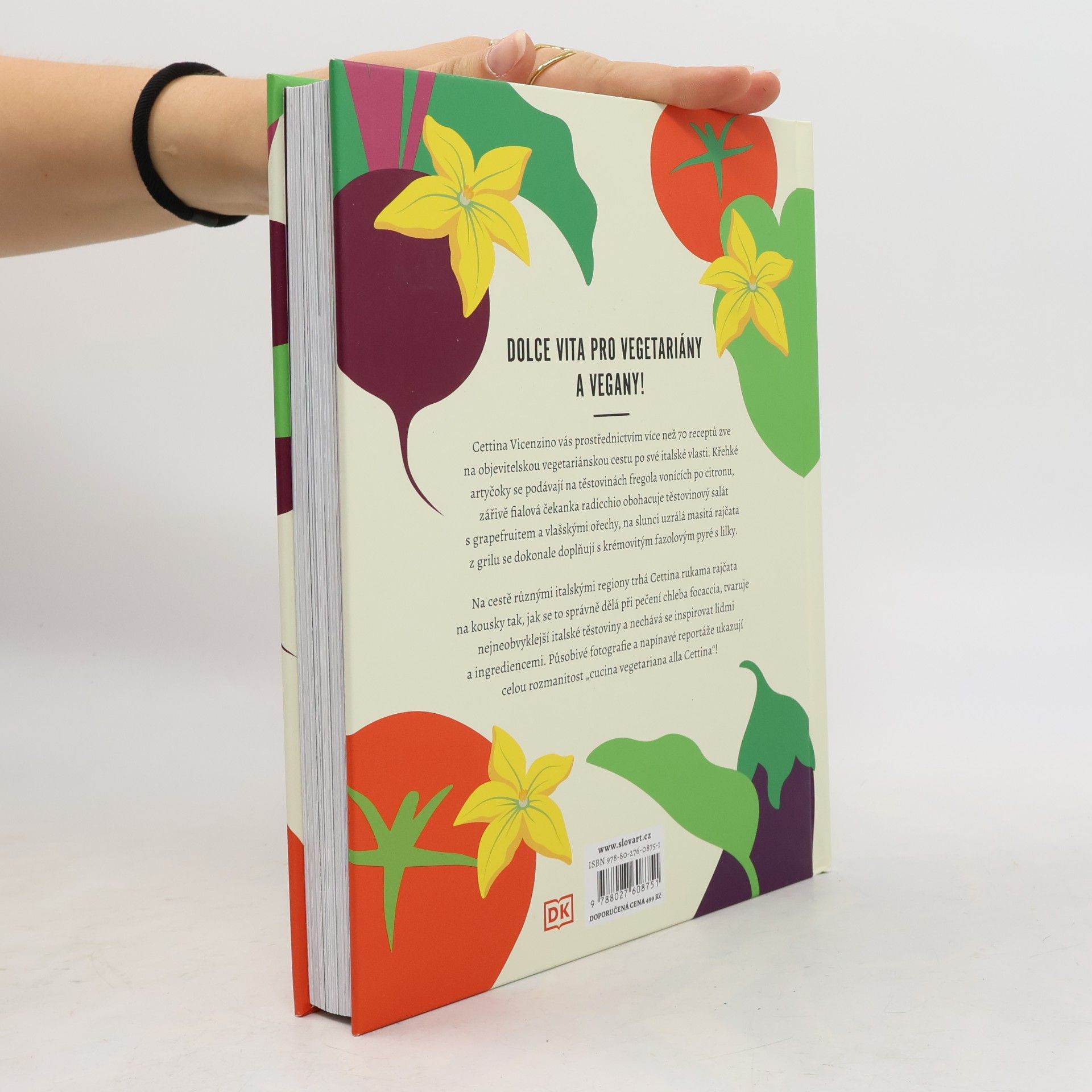 Cettina Vicenzino Cucina vegetariana : vegetariánské recepty z Itálie