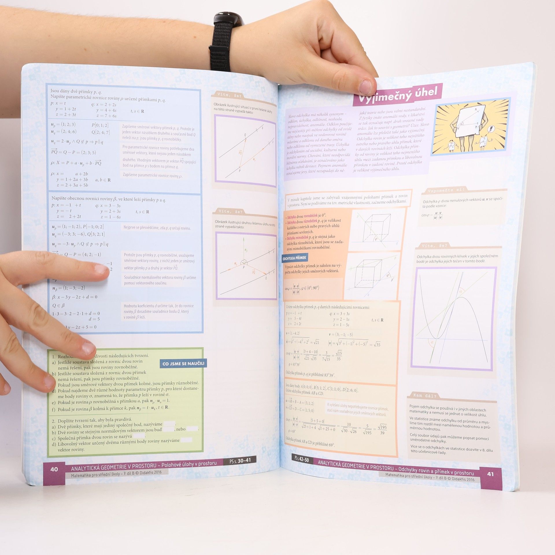 Jan Vondra Matematika pro střední školy – 7. díl B: Analytická geometrie v prostoru – Učebnice