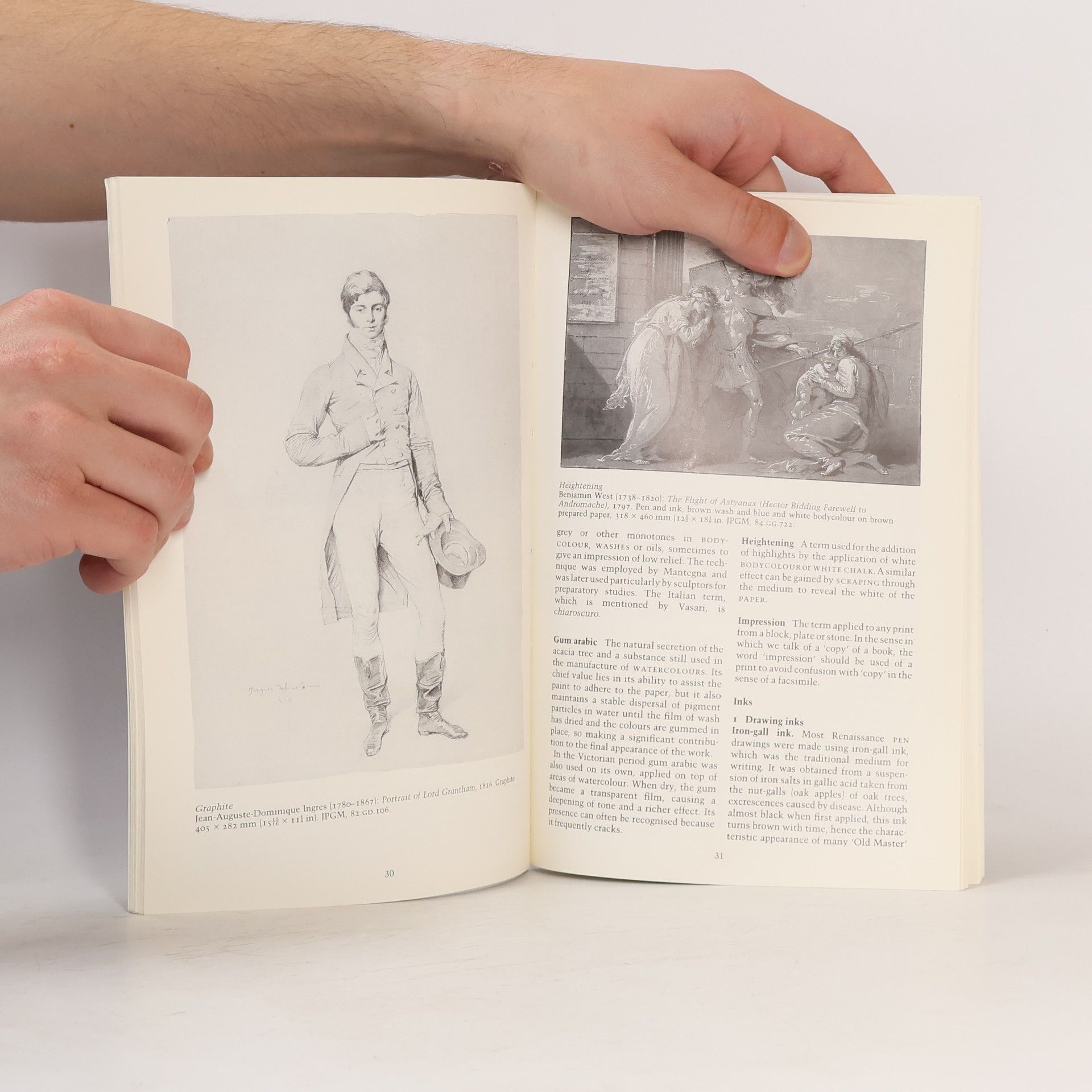 Paul Goldmann Looking at Prints, Drawings, and Watercolours