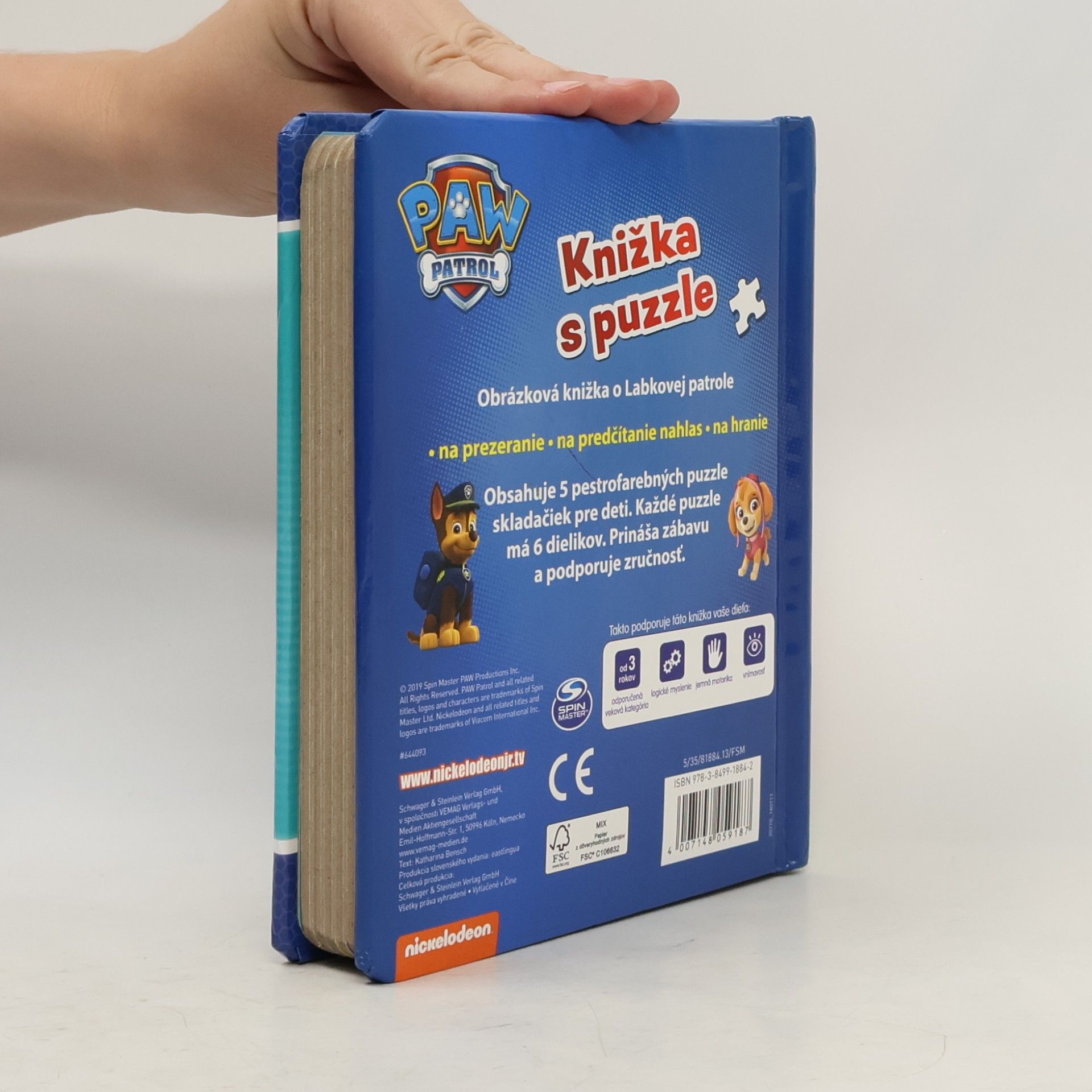 Autorenkollektiv Tlapková patrola - knížka s puzzle