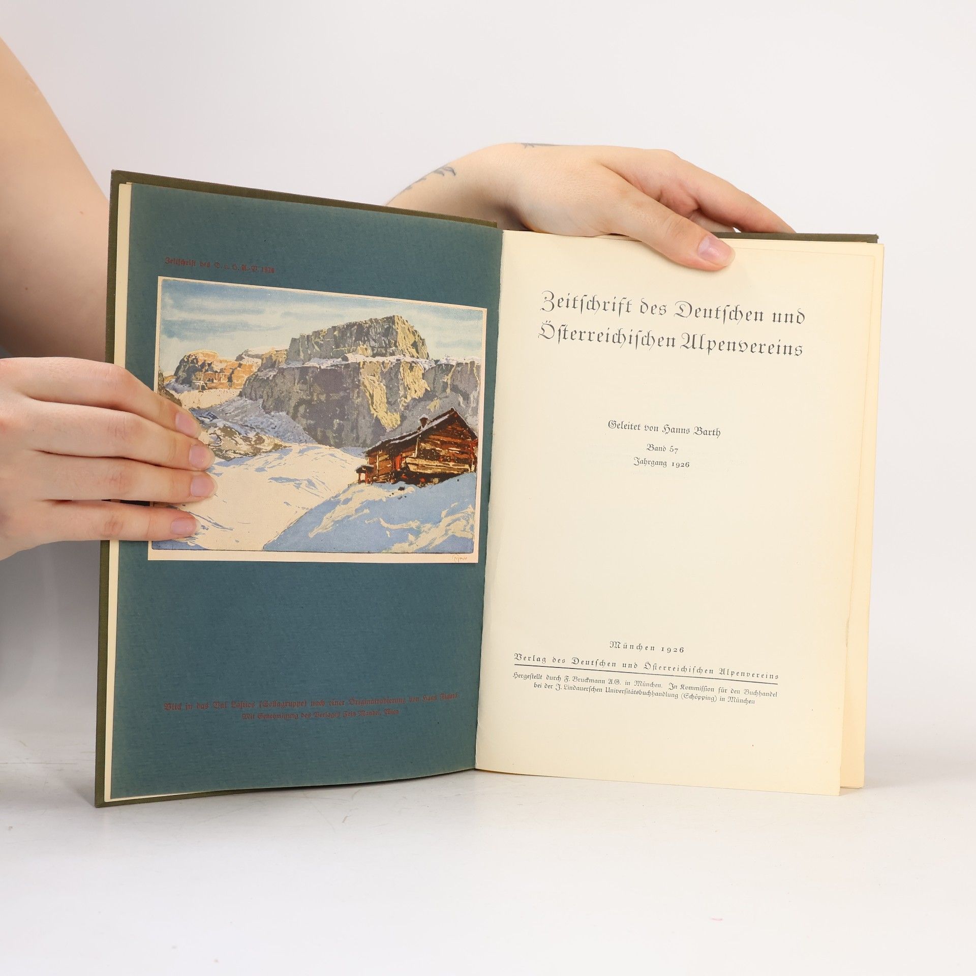 Auteurscollectief Zeitschrift des Deutschen und Österreichischen Alpen Vereins 1926
