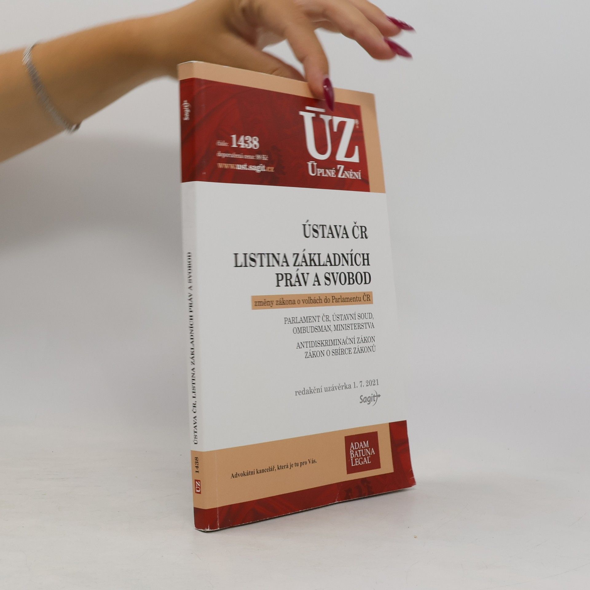 Autorenkollektiv ÚZ 1438. Ústava ČR, Listina základních práv a svobod