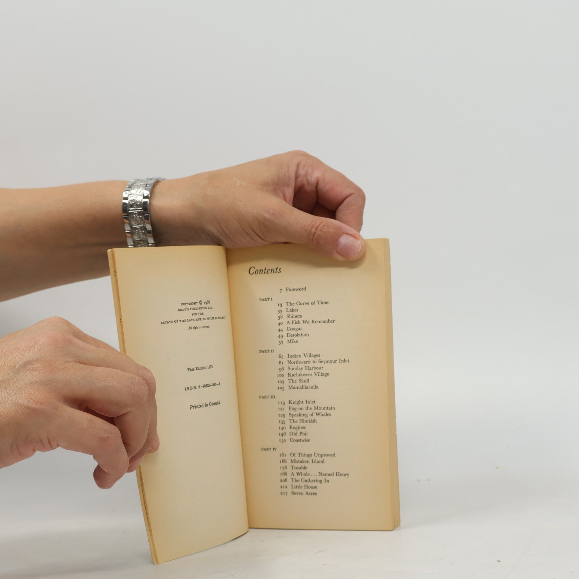 Muriel Wylie Blanchet Curve of Time