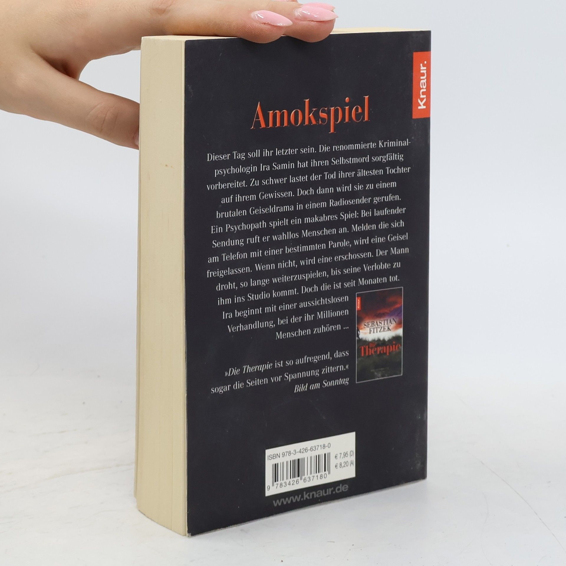 Sebastian Fitzek Amokspiel : Psychothriller