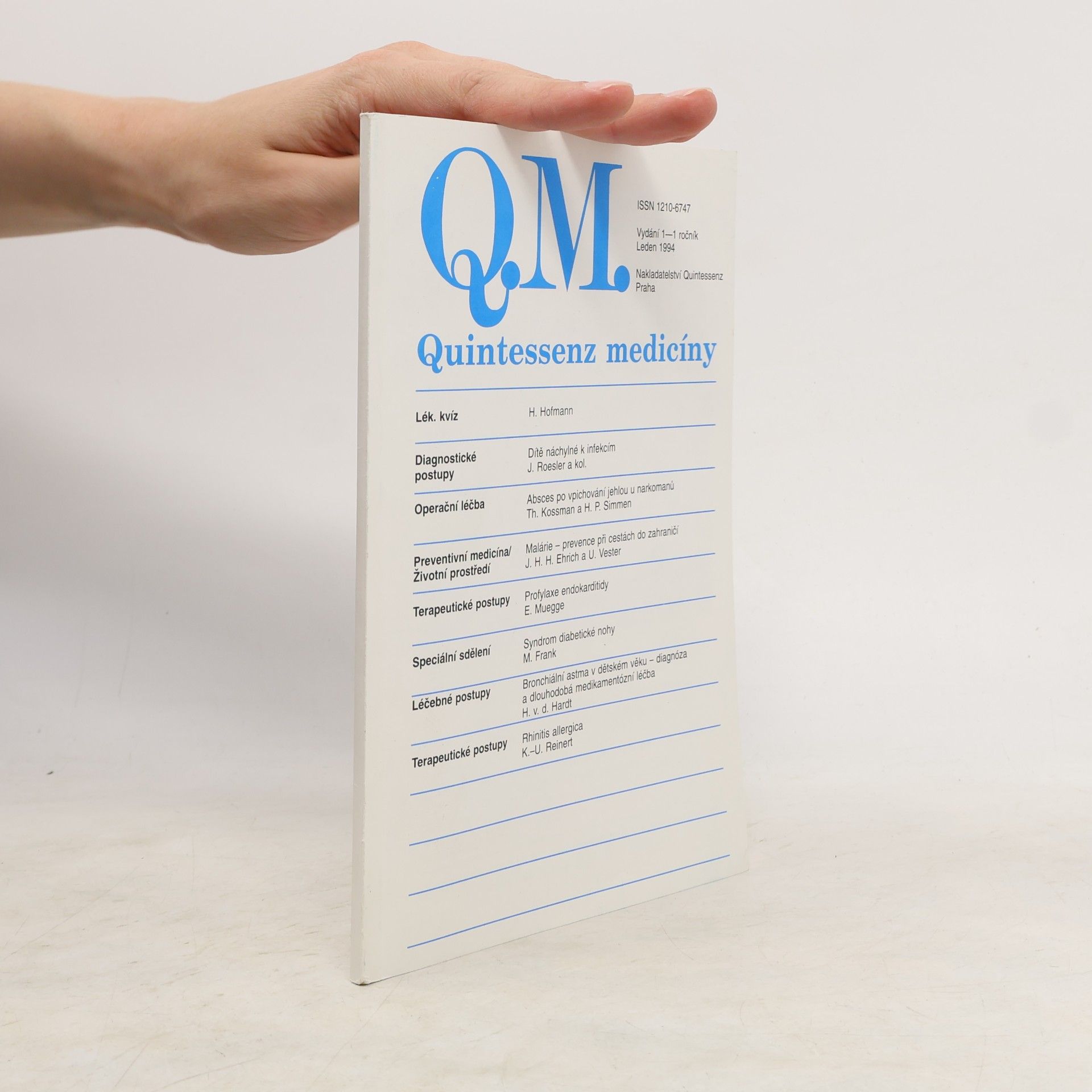 Collectif d'auteurs Q.M. Quintessenz medicíny