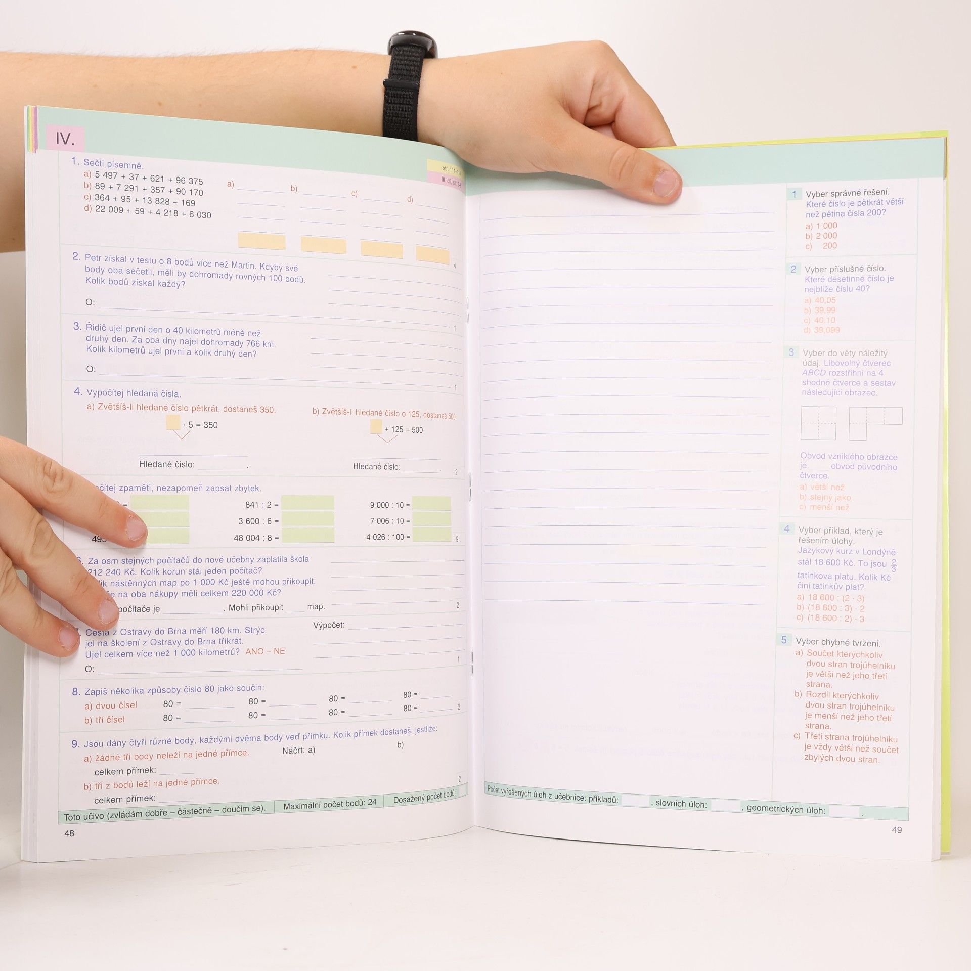 Jaroslava Justová Pracovní sešit k učebnici matematika 5, II. díl