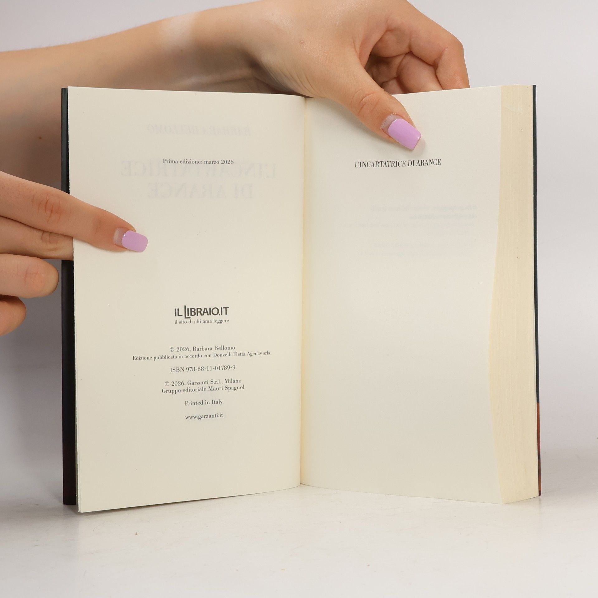 Barbara Bellomo Narratori moderni: L'incartatrice di arance