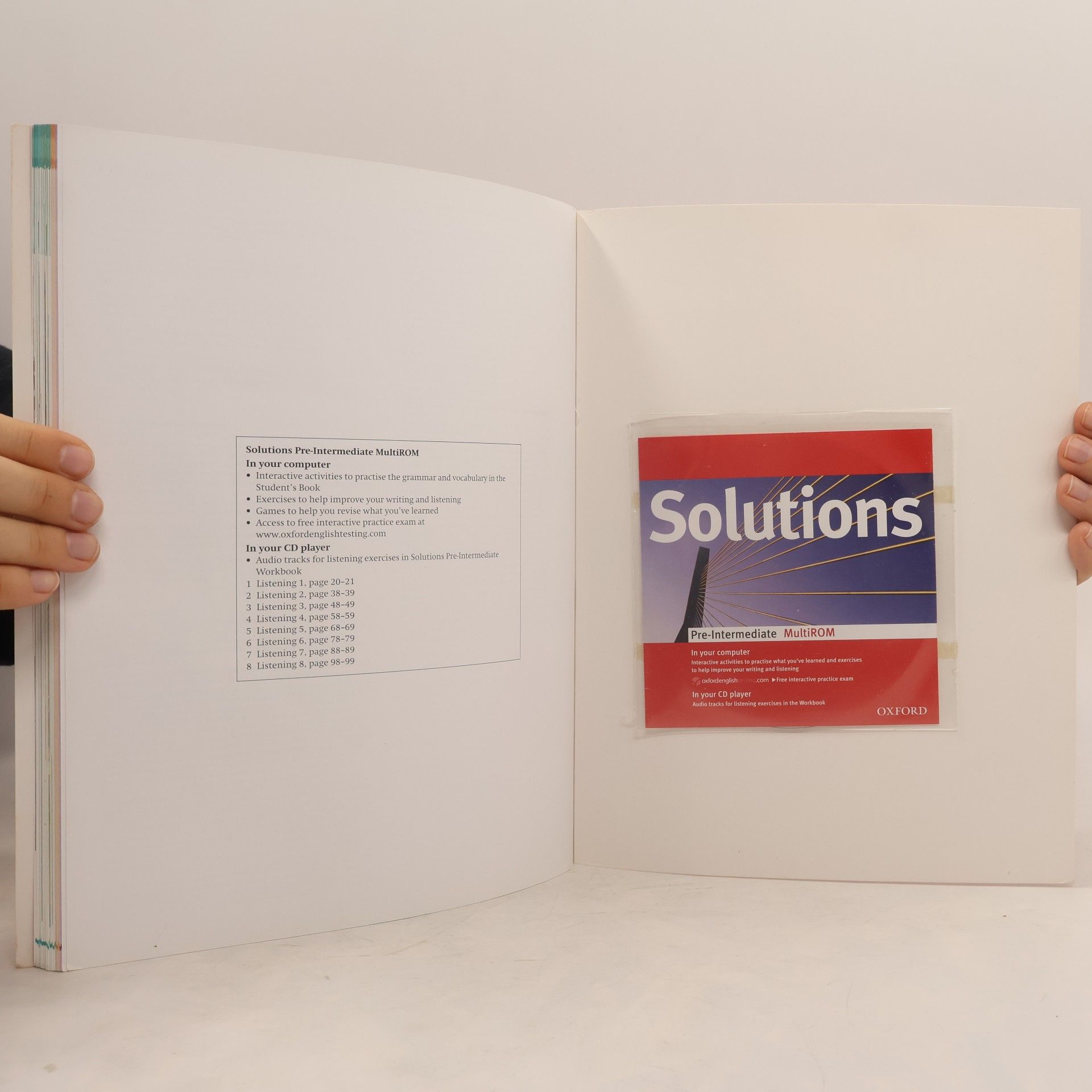 Tim Falla Solutions Pre-intermediate Student´s Book + CD-ROM (International Edition)