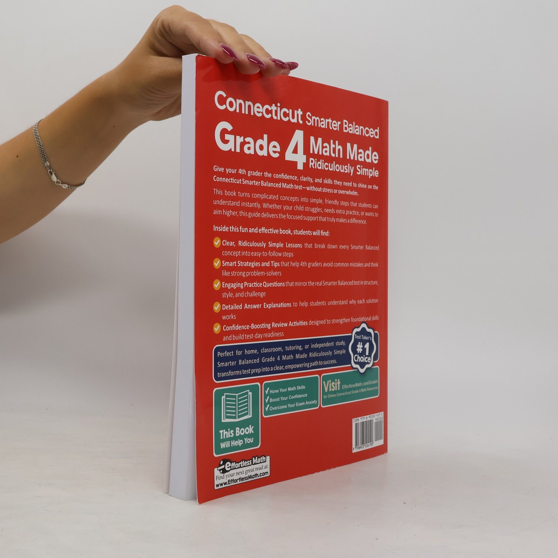 Nazari Connecticut Smarter Balanced Grade 4 Math Made Ridiculously Simple: A Comprehensive 4th Grade Guide to Acing Smarter Balanced Math