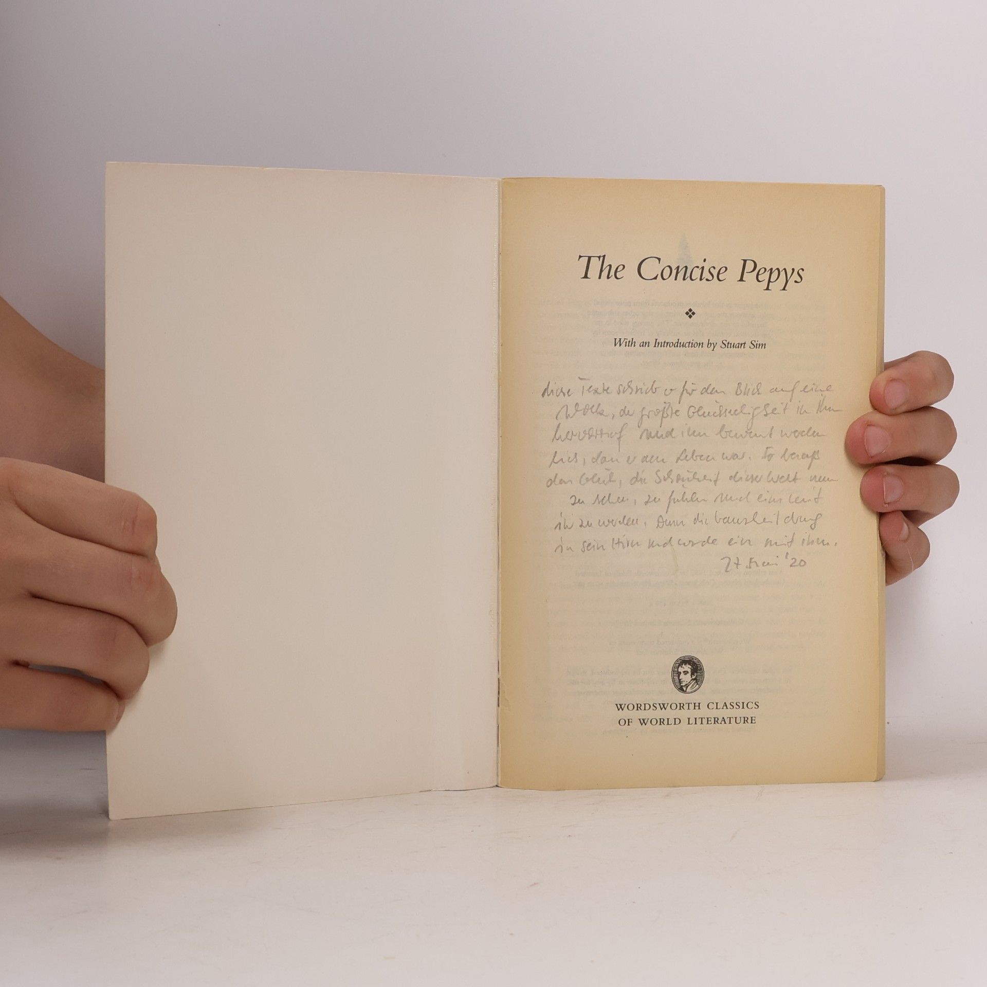 Samuel Pepys Wordsworth Classics of World Literature: The Concise Pepys