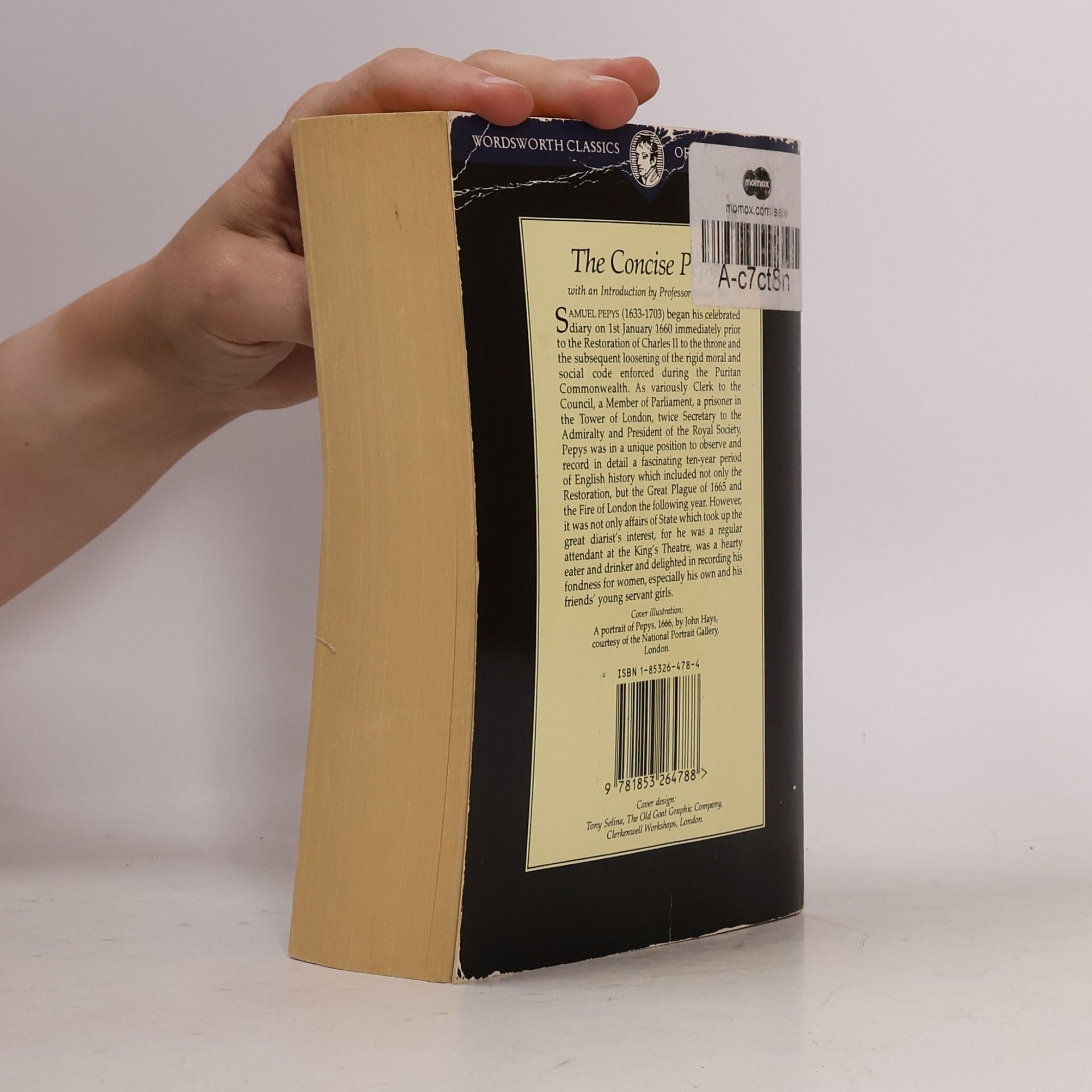 Samuel Pepys Wordsworth Classics of World Literature: The Concise Pepys