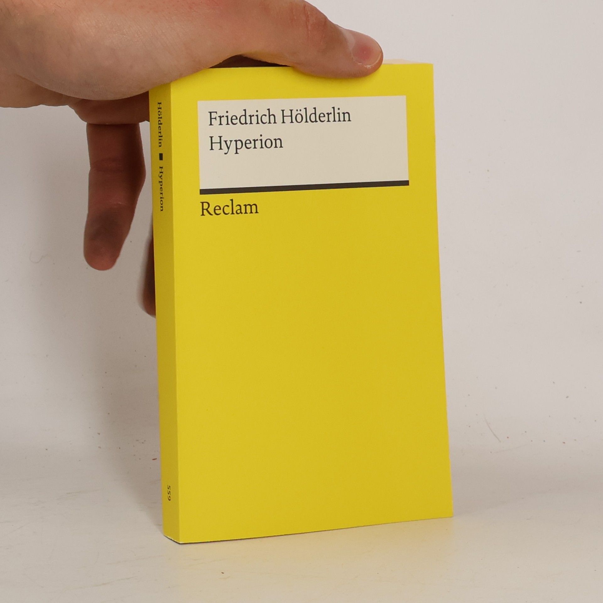 Friedrich Hölderlin Hyperion oder der Eremit in Griechenland