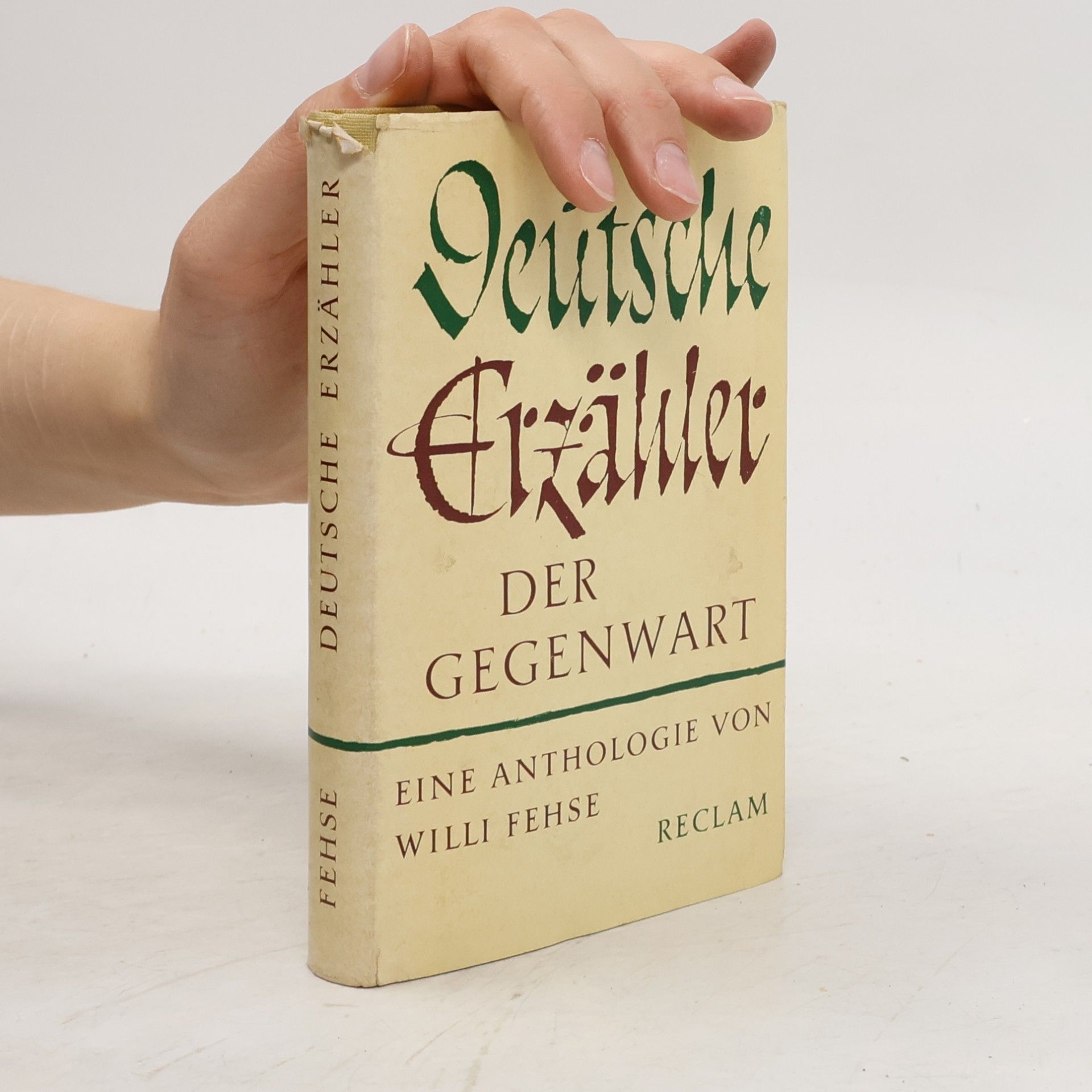 Willi Fehse Deutsche Erzähler der Gegenwart