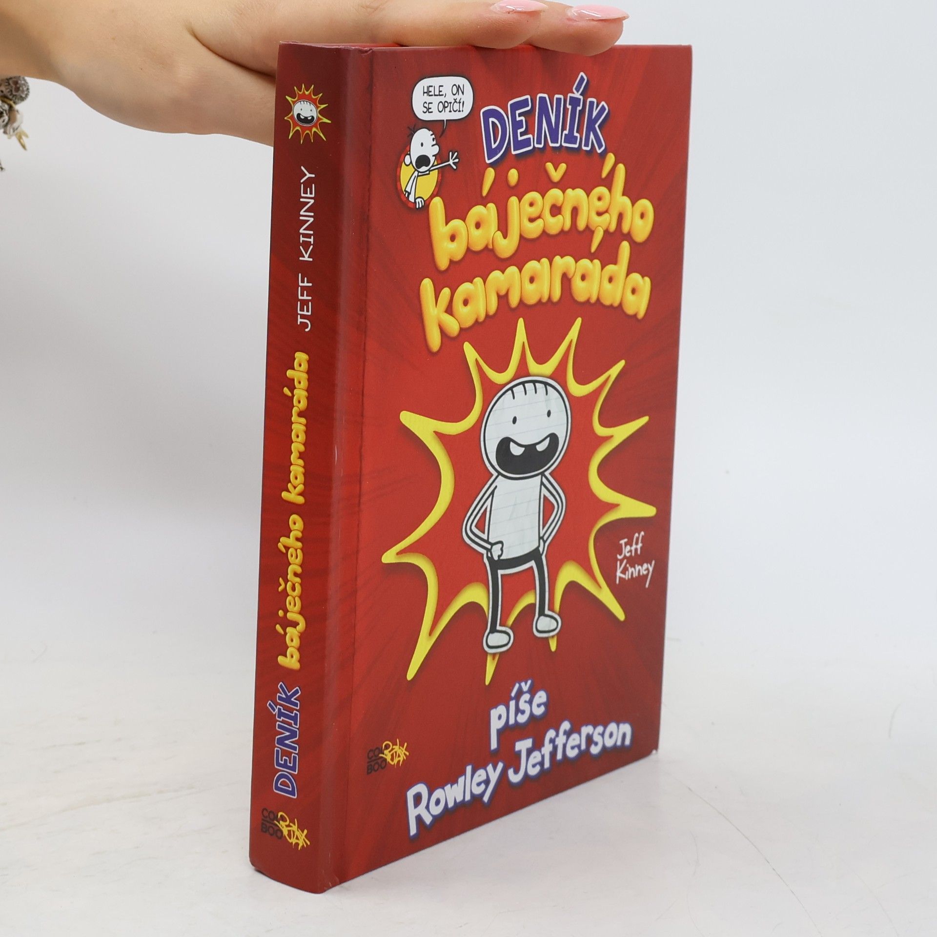 Jeff Kinney Deník báječného kamaráda. Píše Rowley Jefferson