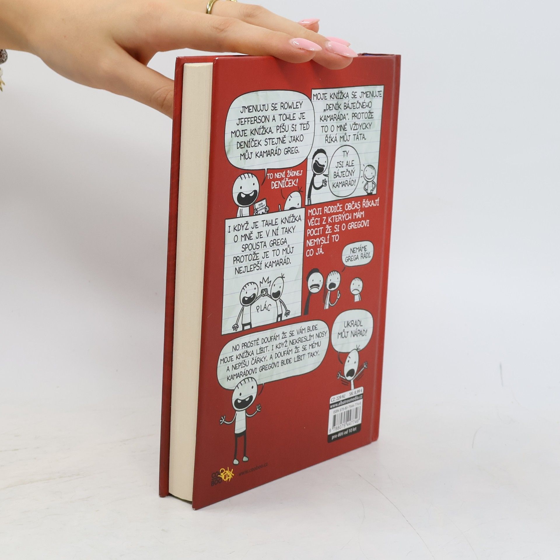 Jeff Kinney Deník báječného kamaráda. Píše Rowley Jefferson
