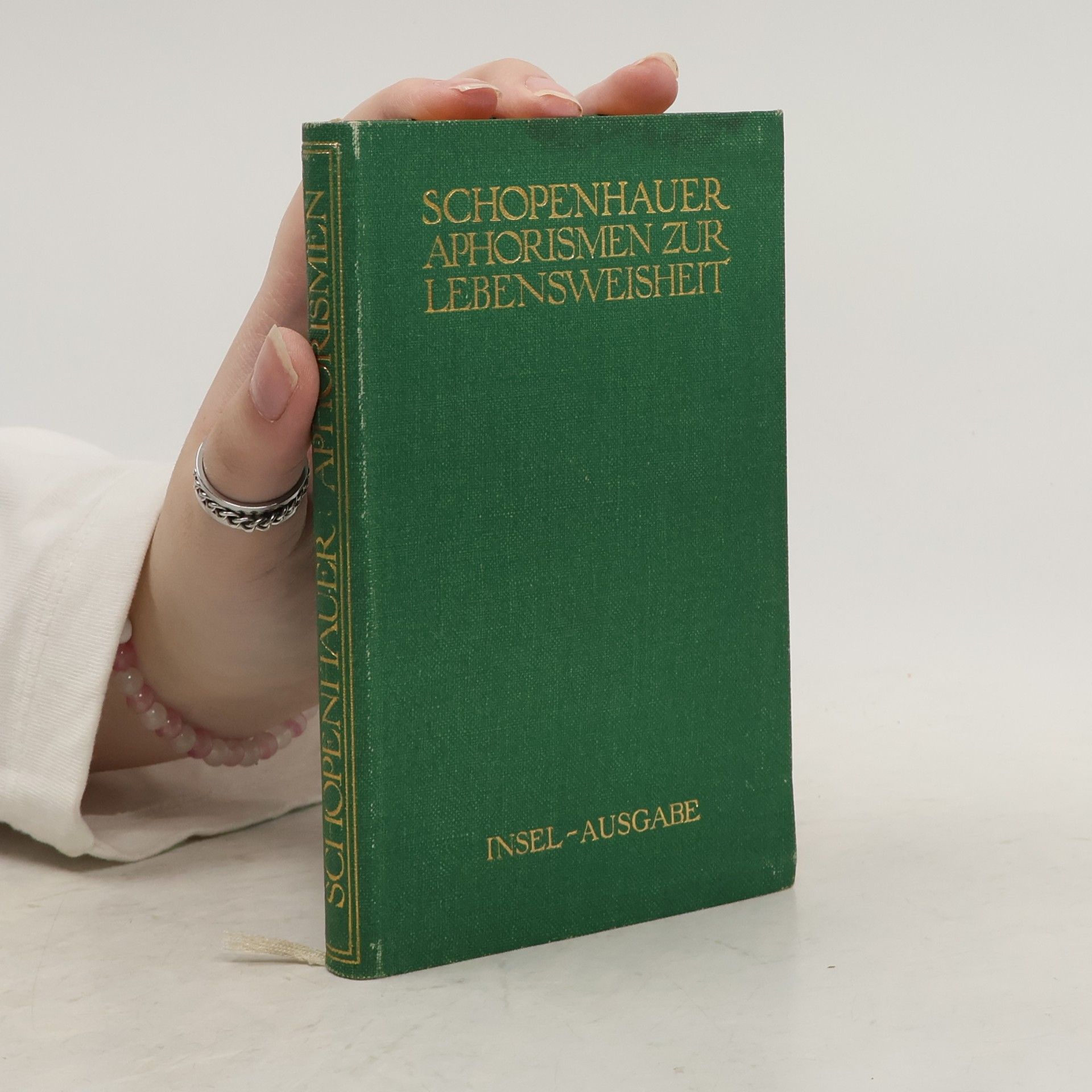 Arthur Schopenhauer Aphorismen zur Lebensweischeit