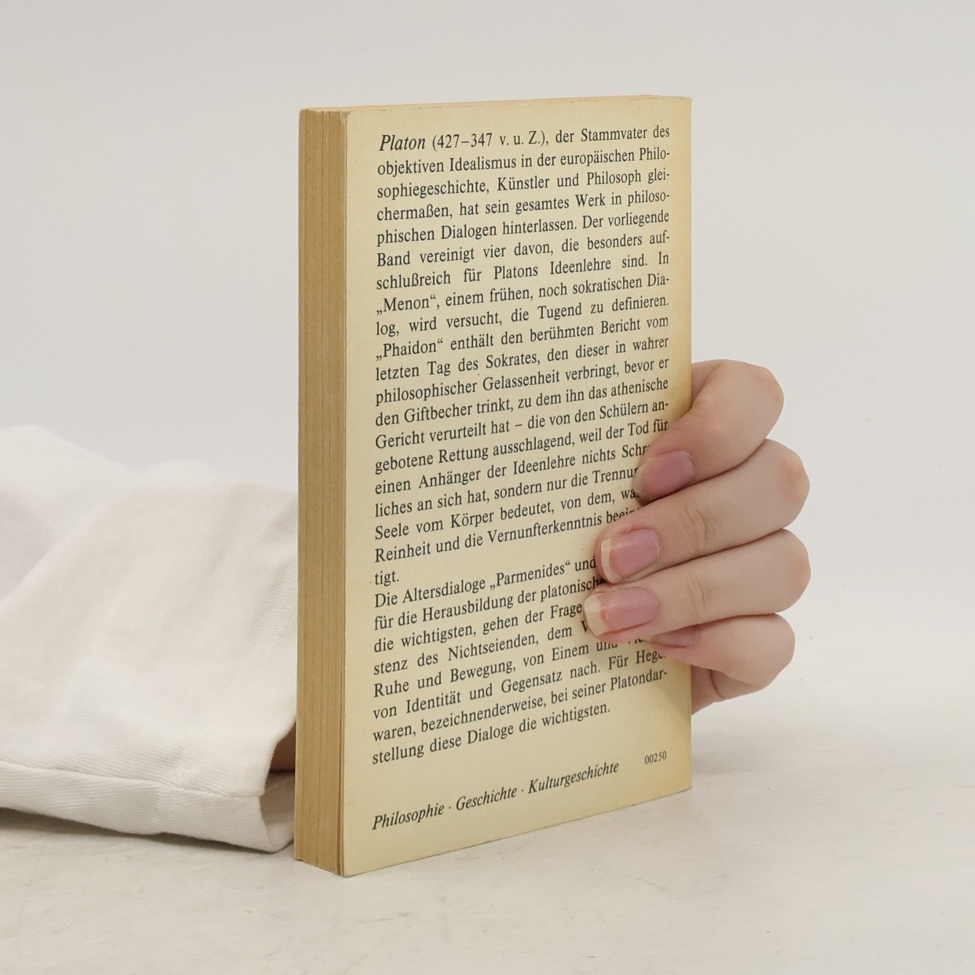 Platon Menon, Phaidon, Parmenides, Sophistes