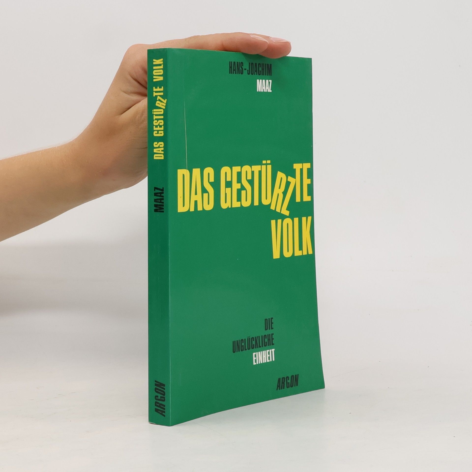 Hans-Joachim Maaz Das gestürzte Volk oder die verunglückte Einheit
