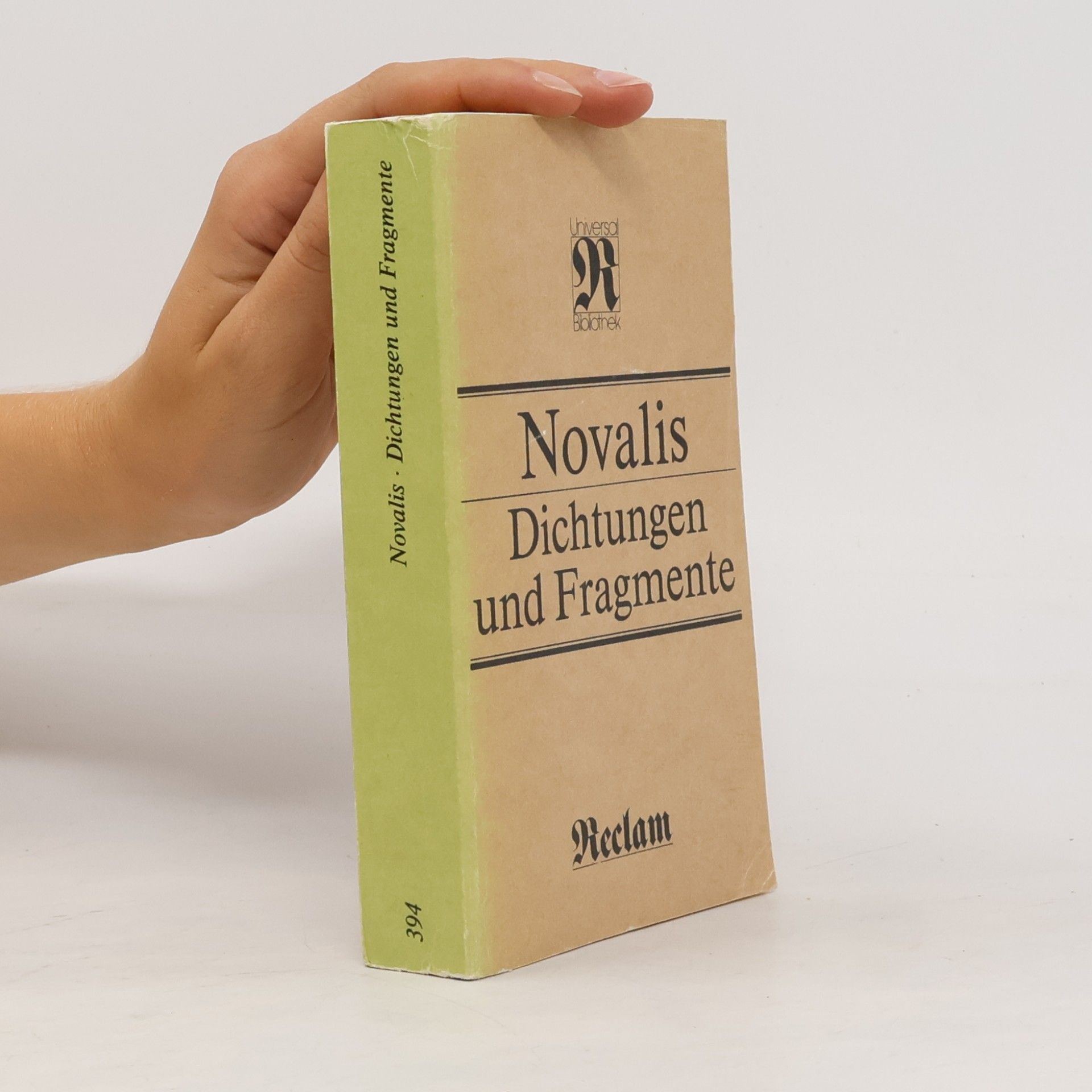 Novalis Dichtungen und Fragmente