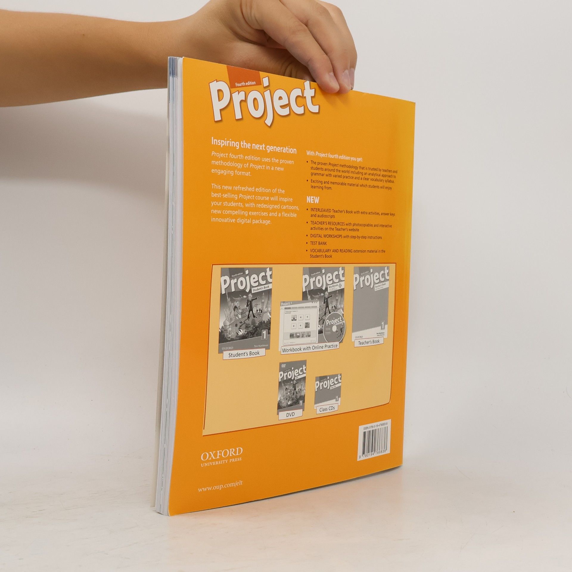Tom Hutchinson Project 1 Teacher´s Book with Online Practice Pack (4th)