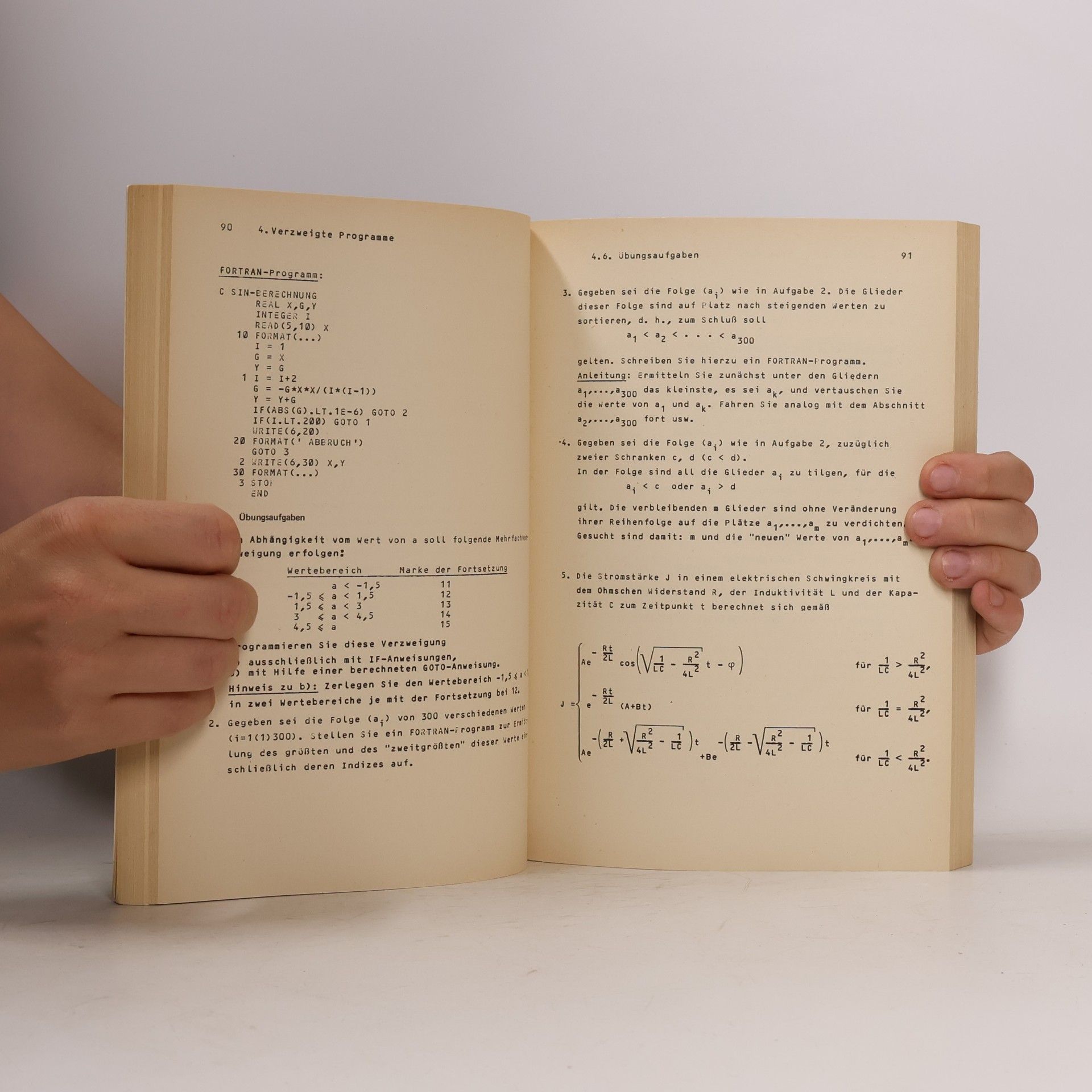Hans-Peter Leidhold Programmierung in FORTRAN im Betriebssystem OS, EC