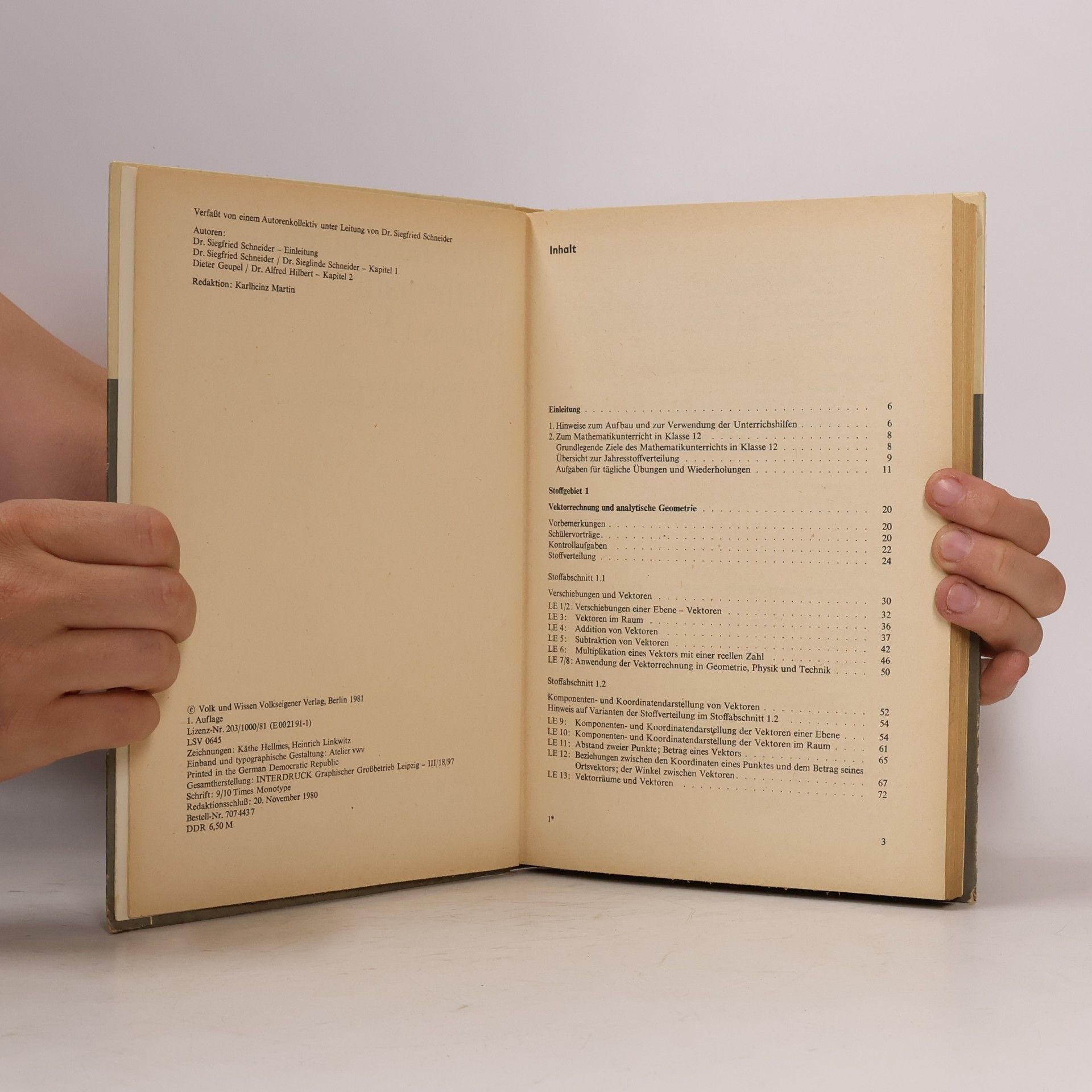 kolektiv Mathematik Klasse 12. Unterrichtschilfen