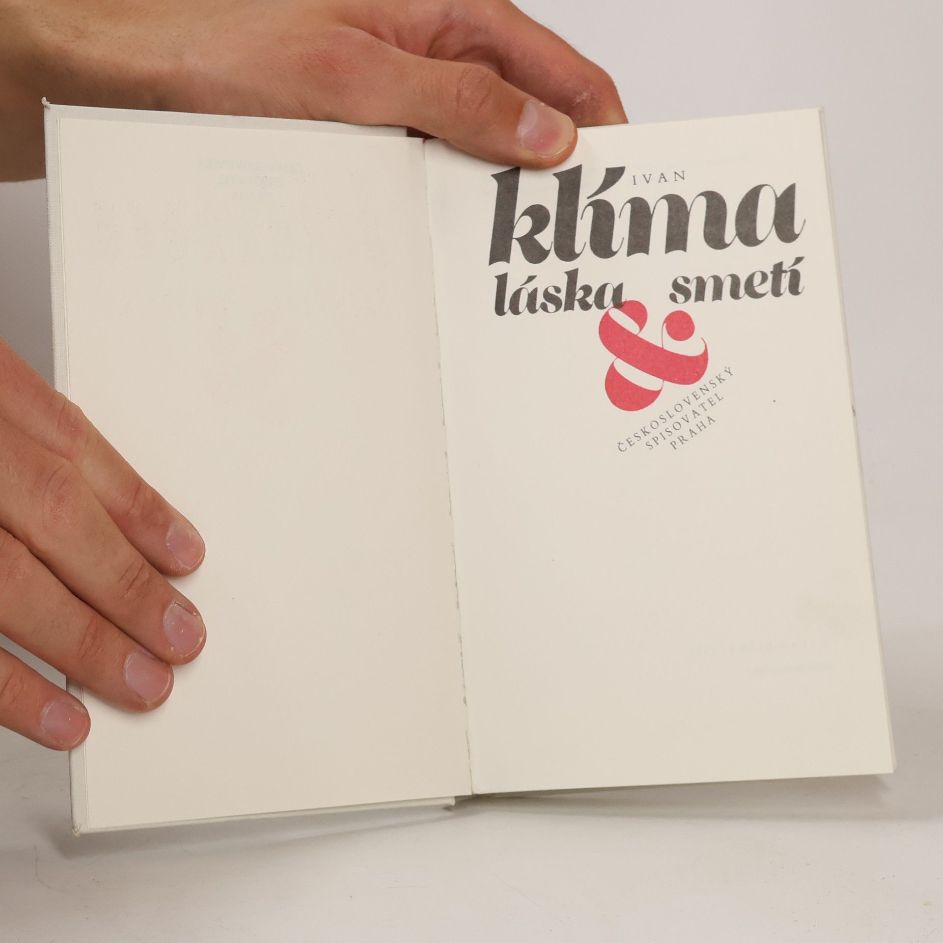Ivan Klíma Láska & smetí