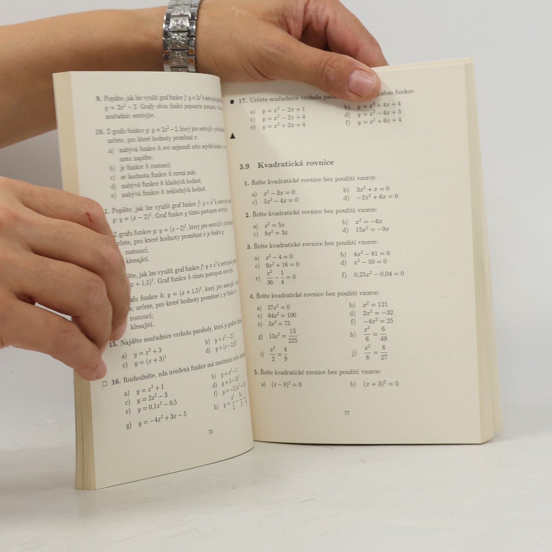 Various authors Sbírka úloh z matematiky pro 9. ročník základní školy