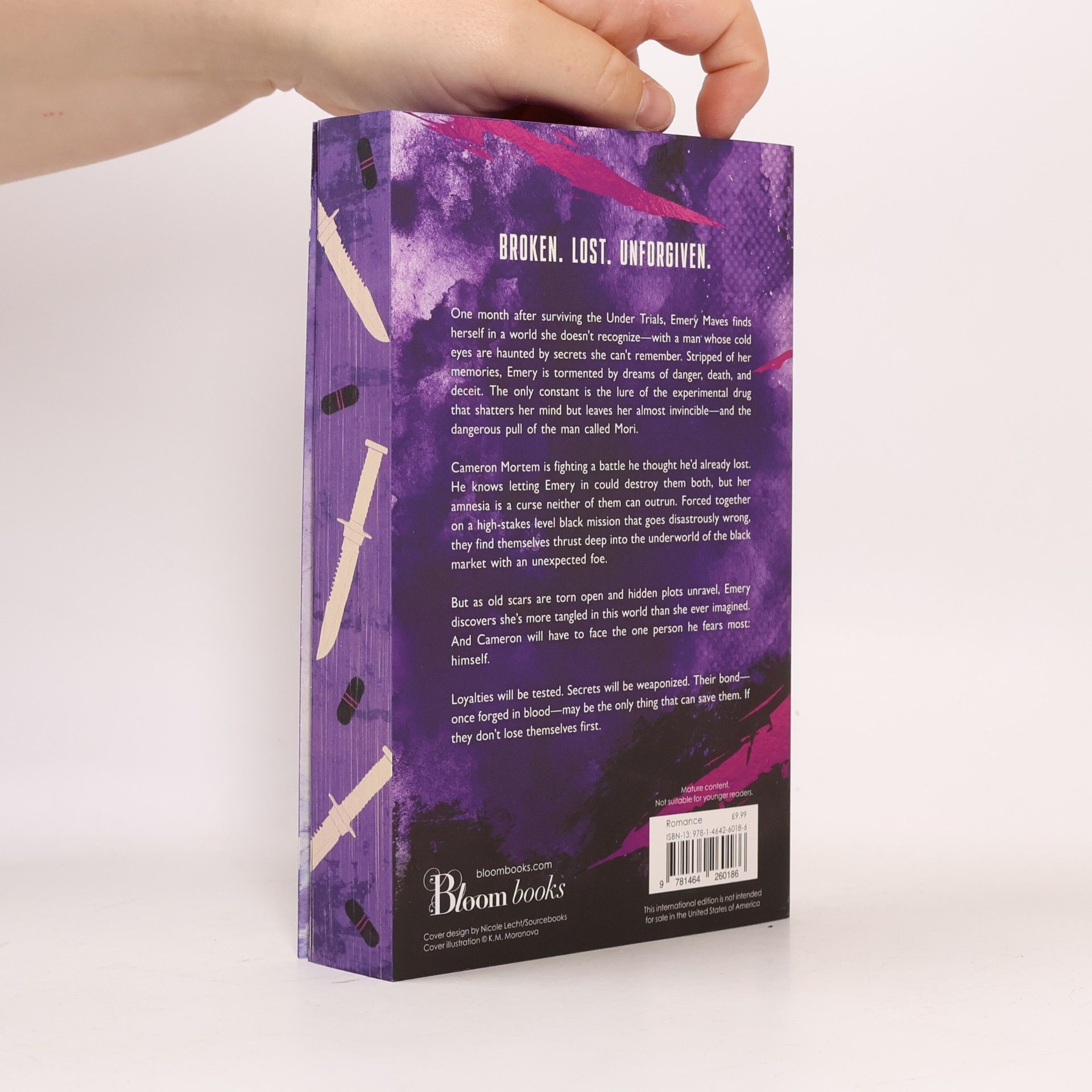 K M Moronova My Blade, Your Back: The Dark Military Romance Sequel to Your Knife, My Heart
