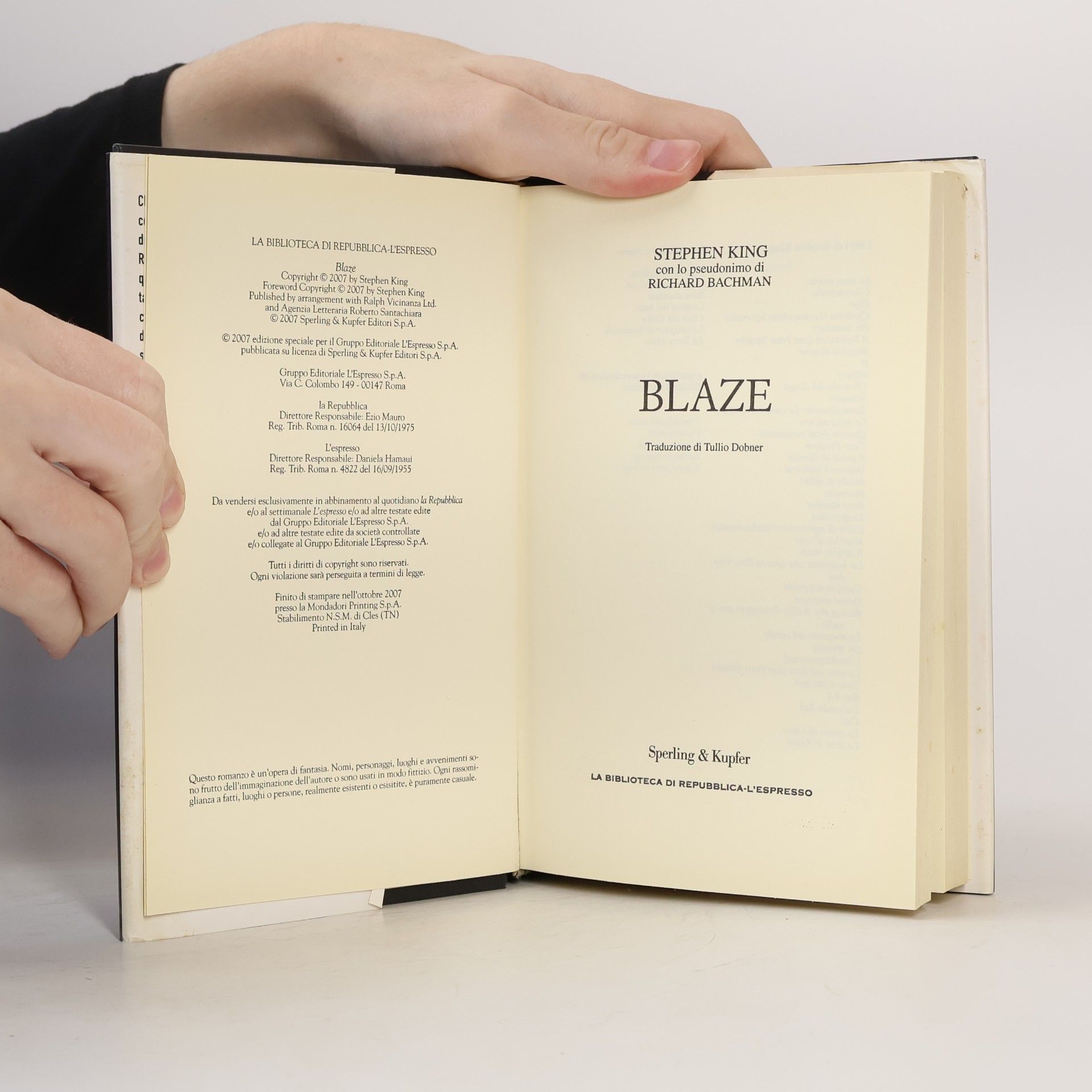 Stephen King Blaze