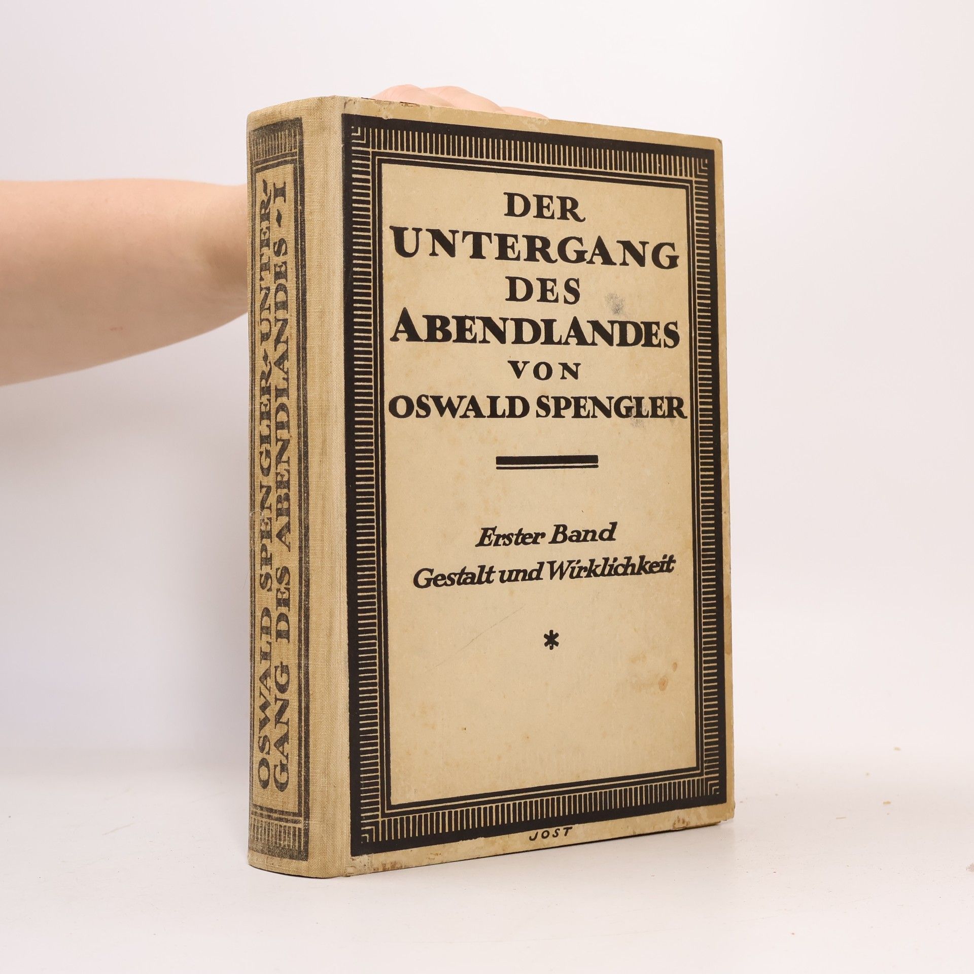 Oswald Spengler Der Untergang des Abendlandes 1