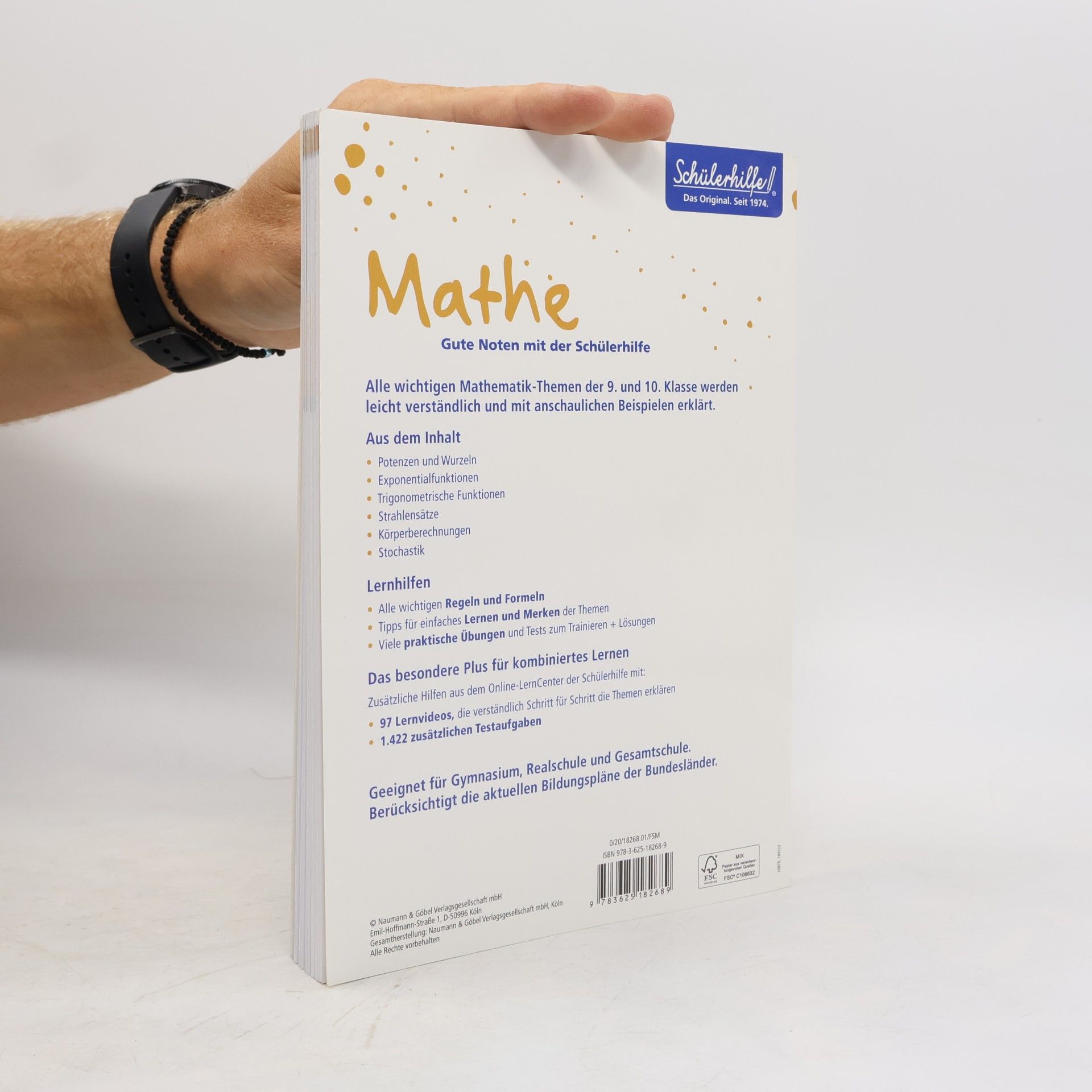 Autorenkollektiv Klasse Mathe Gute Noten mit der Schülerhilfe 9.-10.