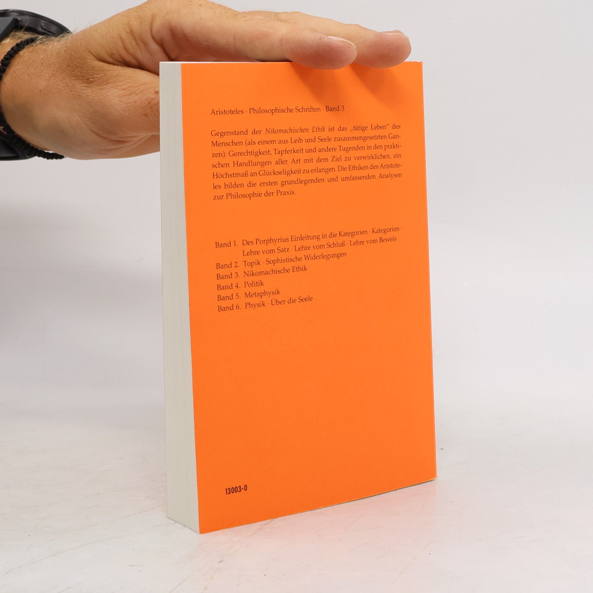 Aristoteles Philosophische Schriften 3