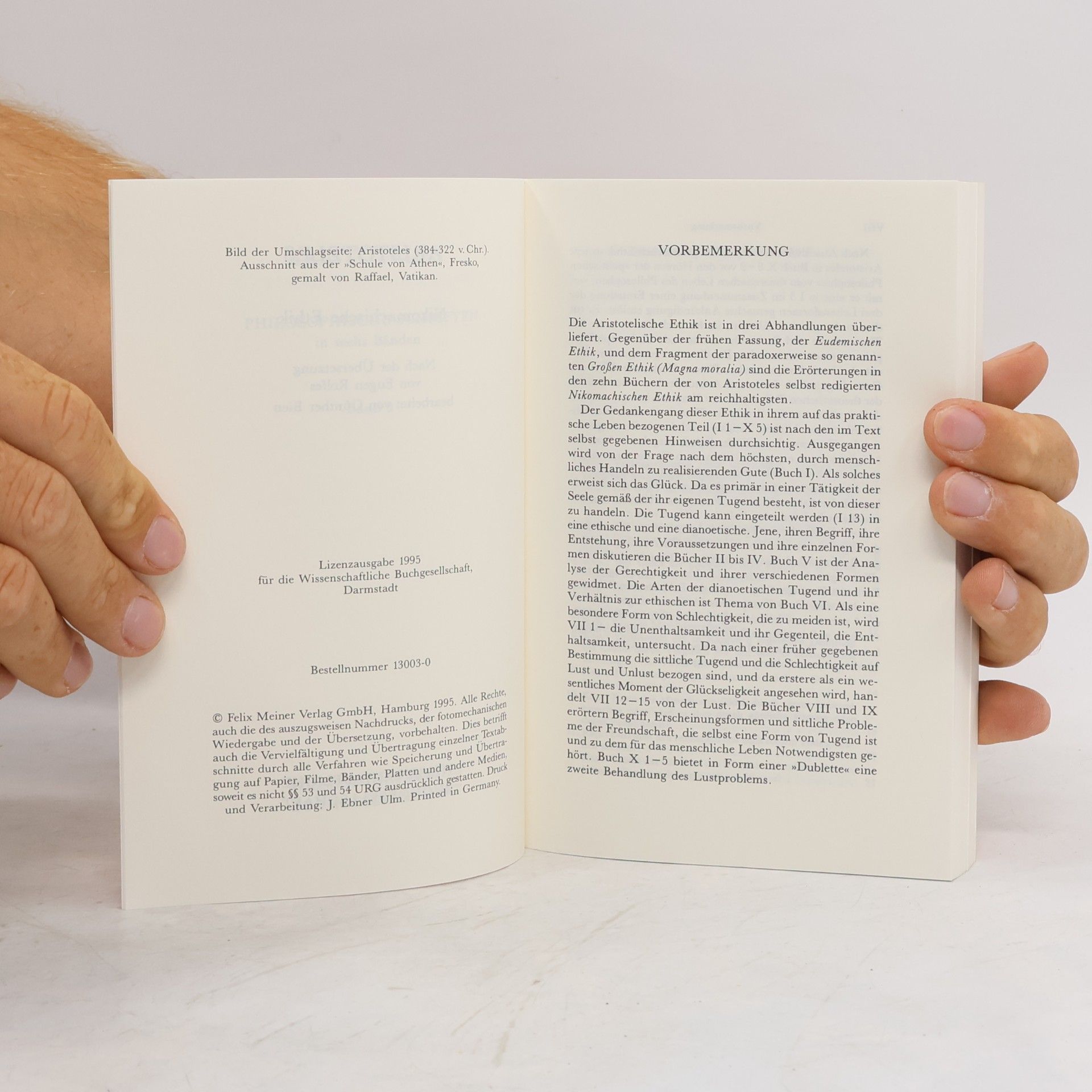 Aristoteles Philosophische Schriften 3
