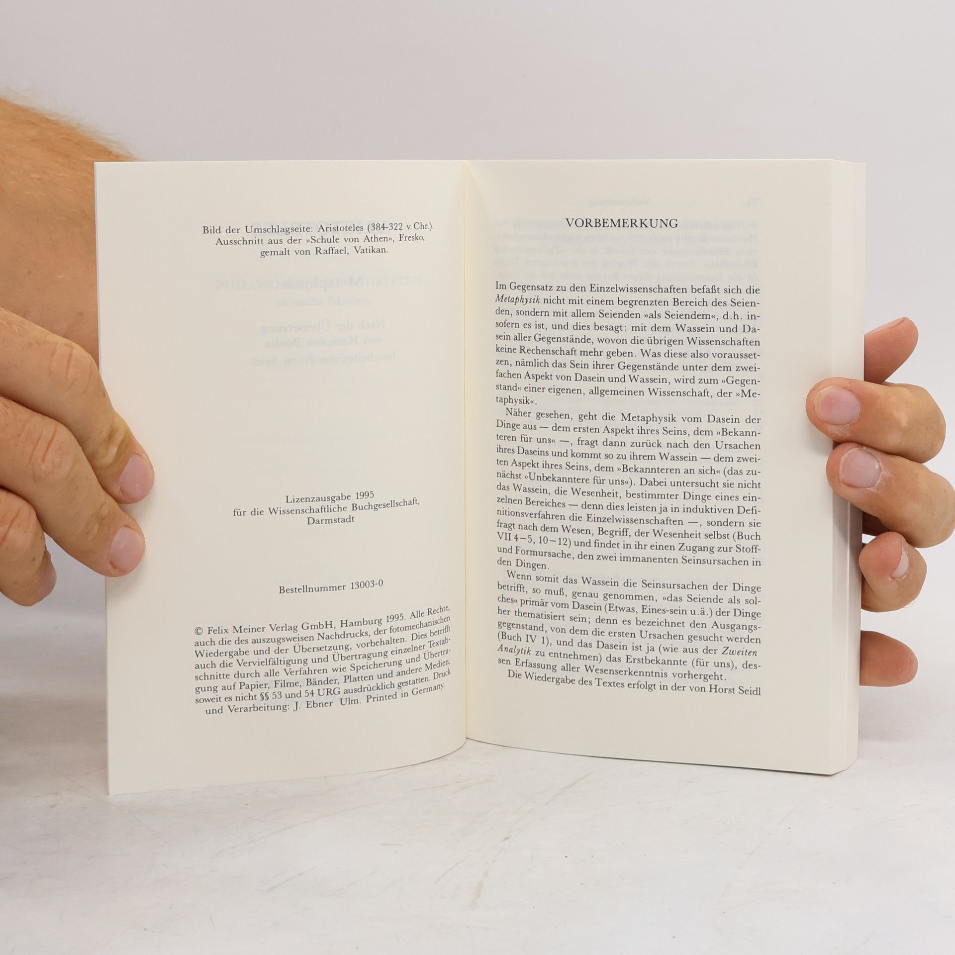 Aristotelés Philosophische Schriften 5