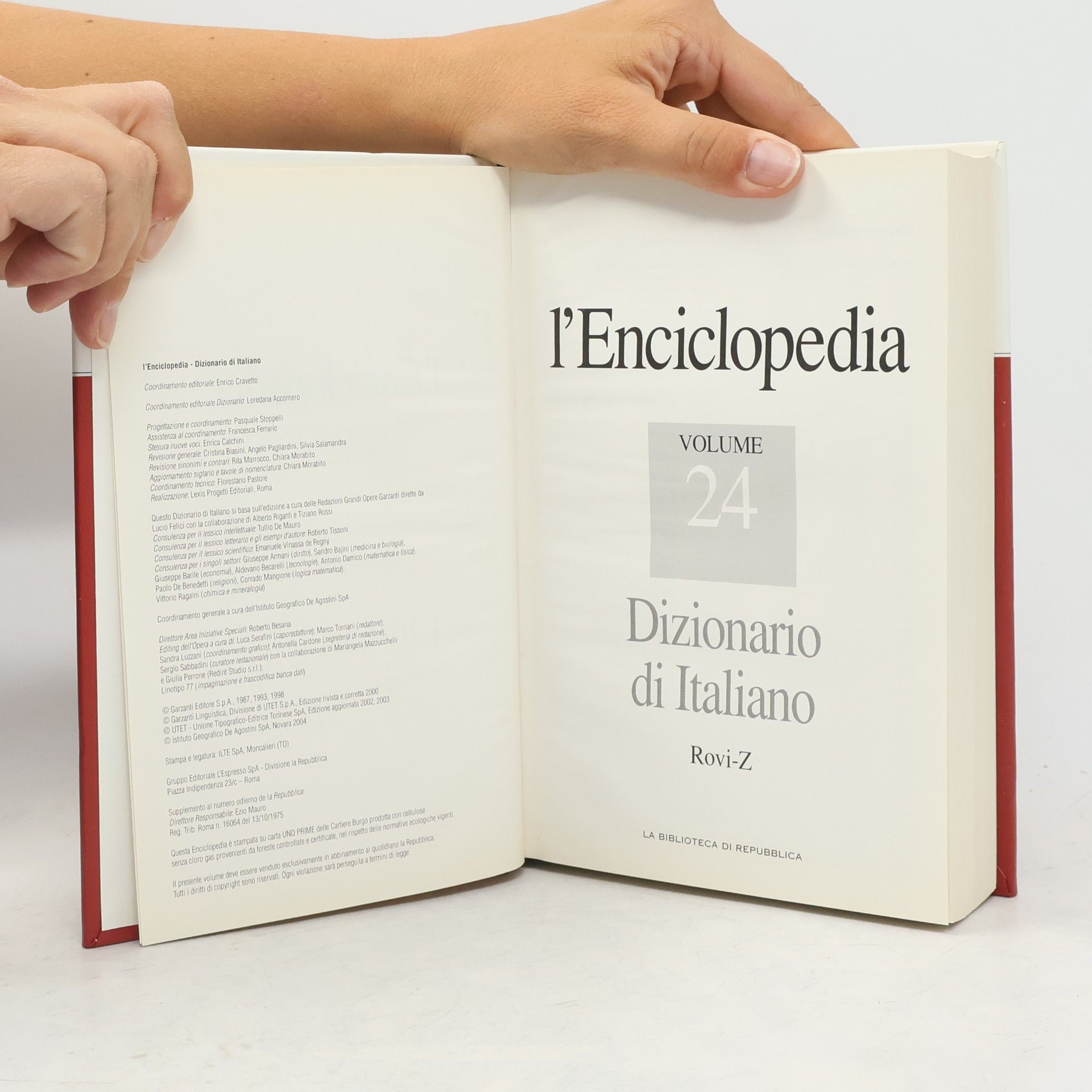 Autorenkollektiv l'Enciclopedia. Dizionario di Italiano 24. Rovi-Z