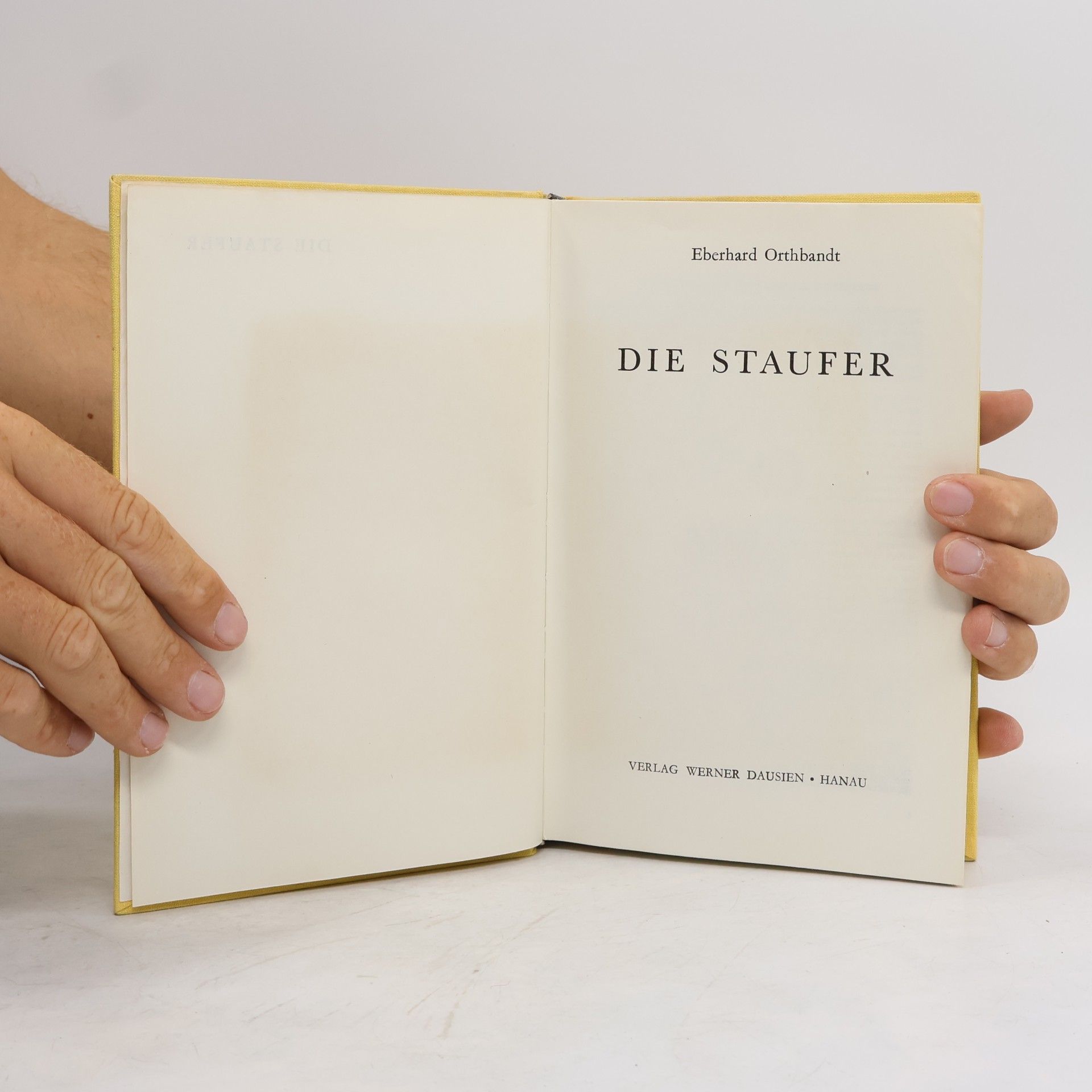 Eberhard Orthbandt Die Staufer